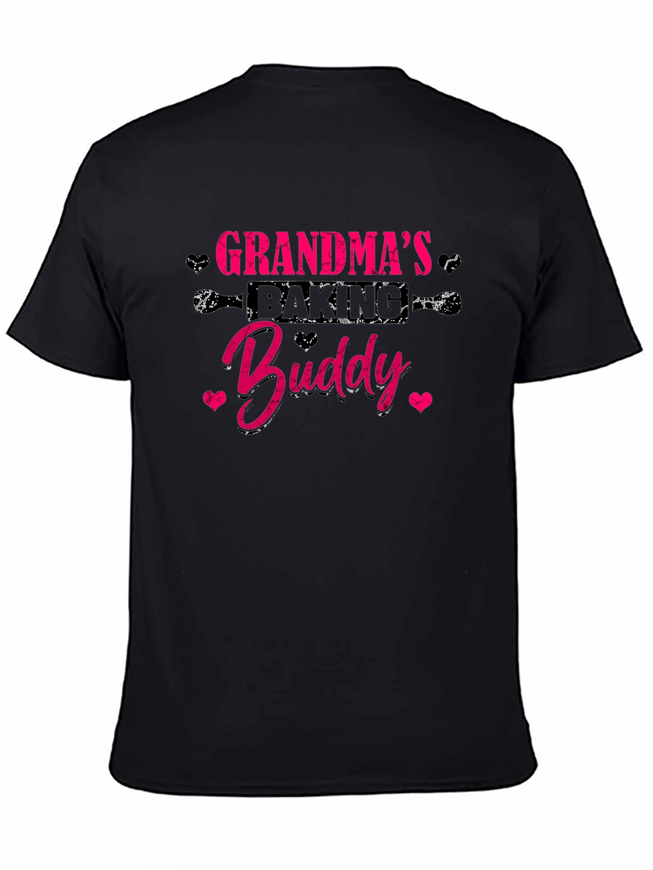 Grandmas Baking Buddy Black T-Shirt