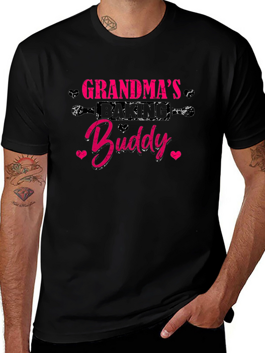 Grandmas Baking Buddy Black T-Shirt