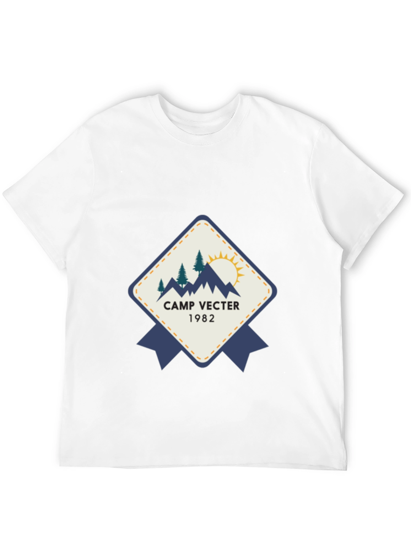 Camp Vecter 1982 Black Graphic Tee