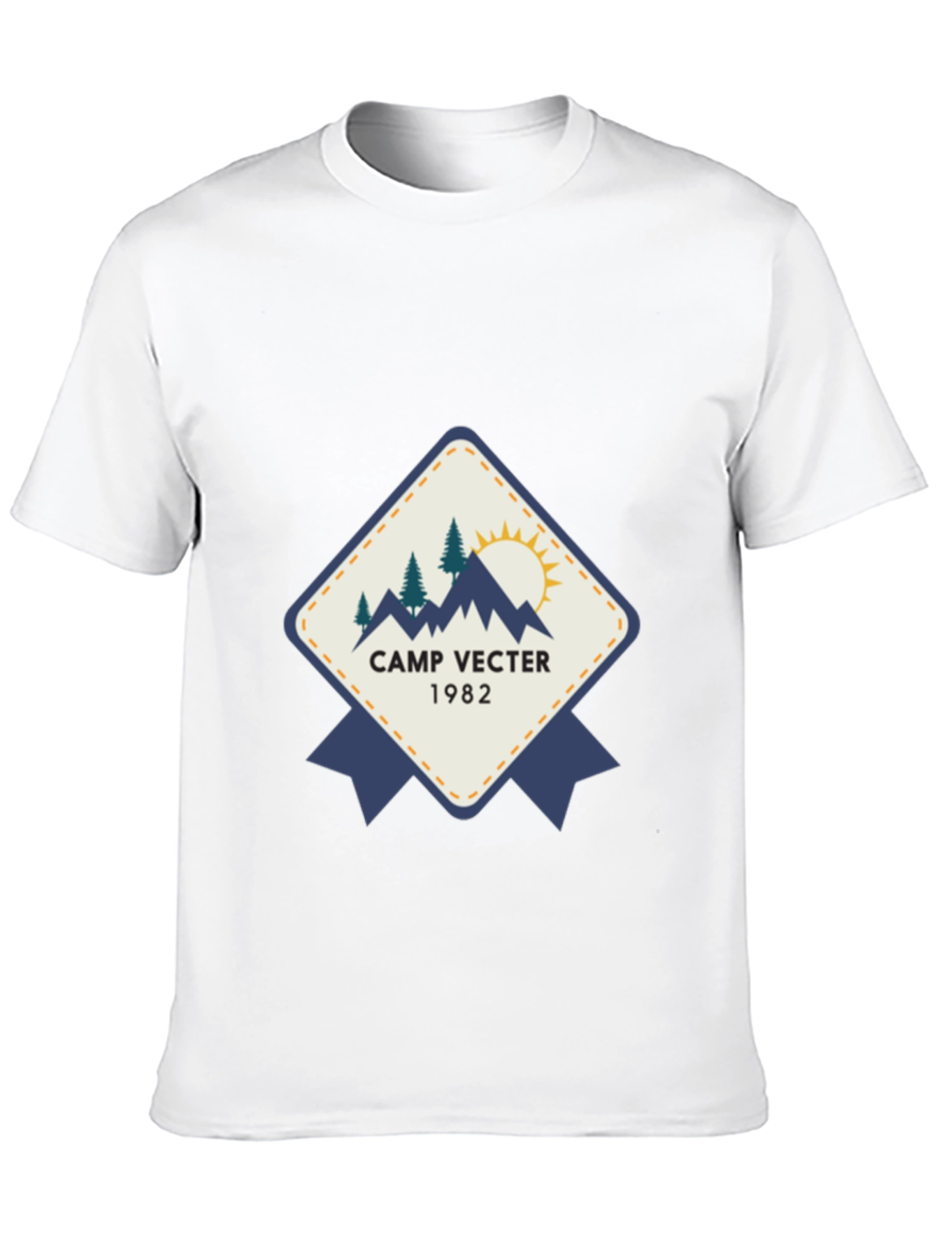 Camp Vecter 1982 Black Graphic Tee