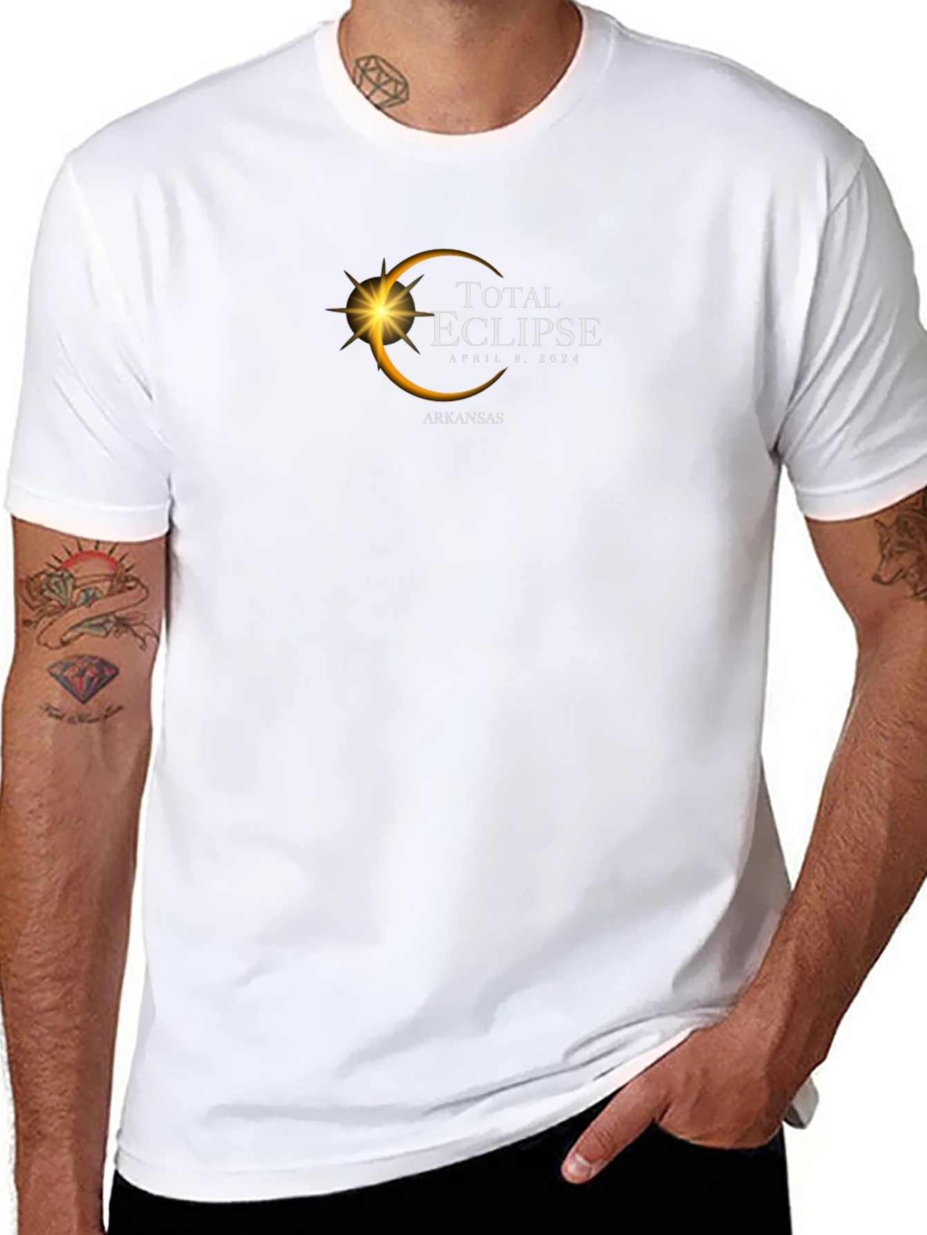 Total Eclipse April 8 2024 Arkansas T-Shirt