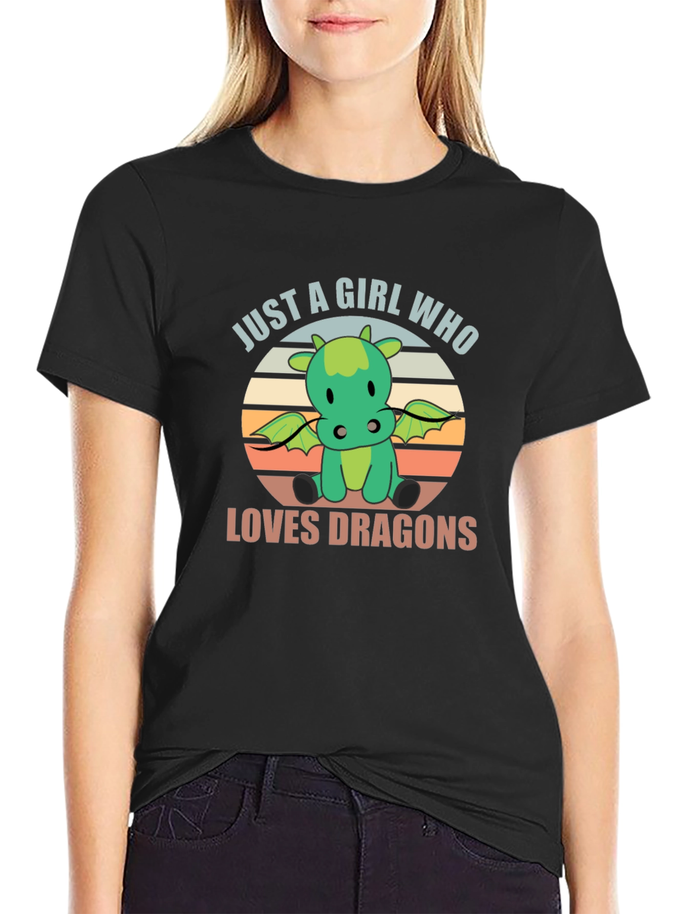 Just A Girl Who Loves Dragons T-Shirt