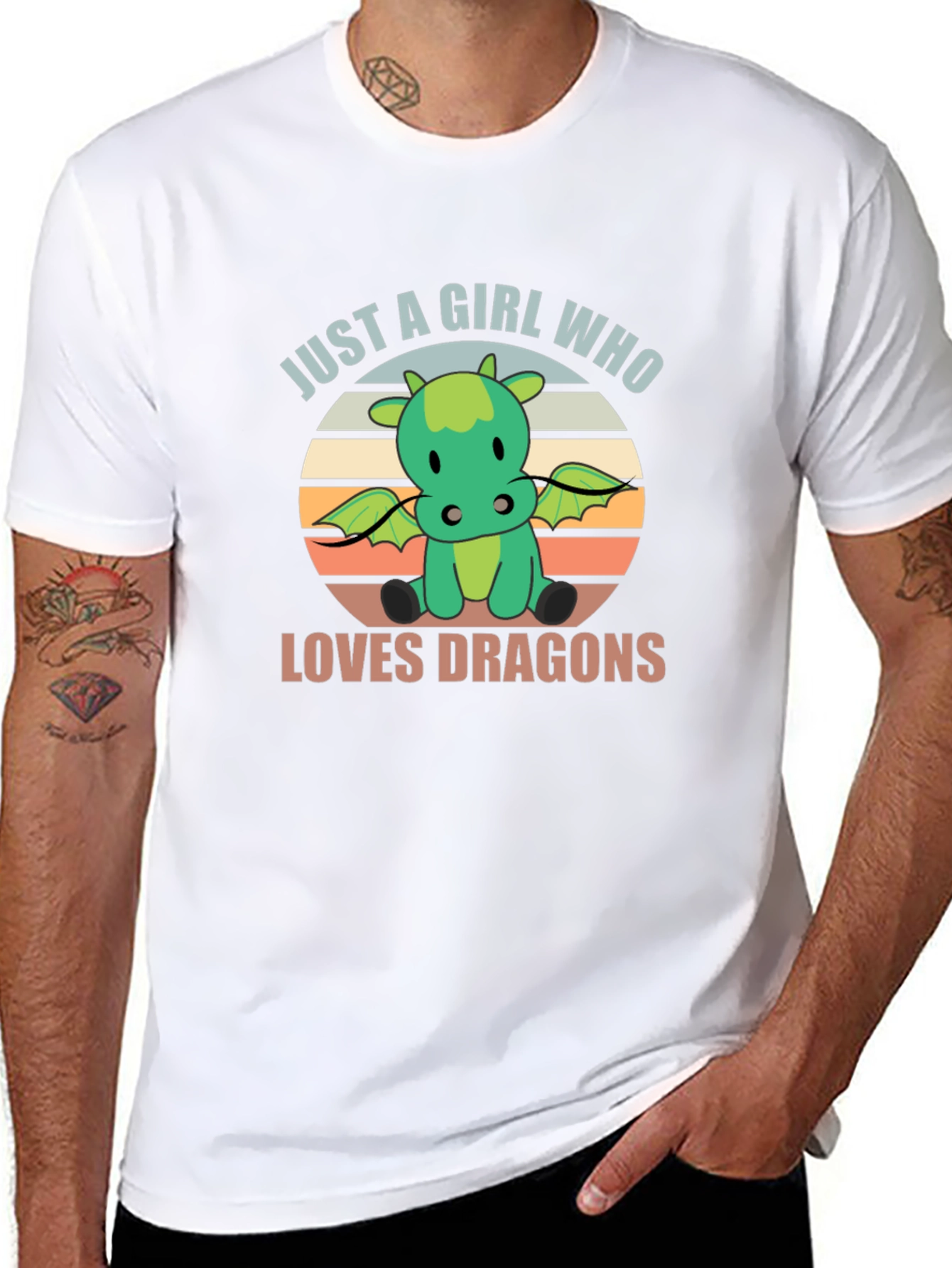 Just A Girl Who Loves Dragons T-Shirt