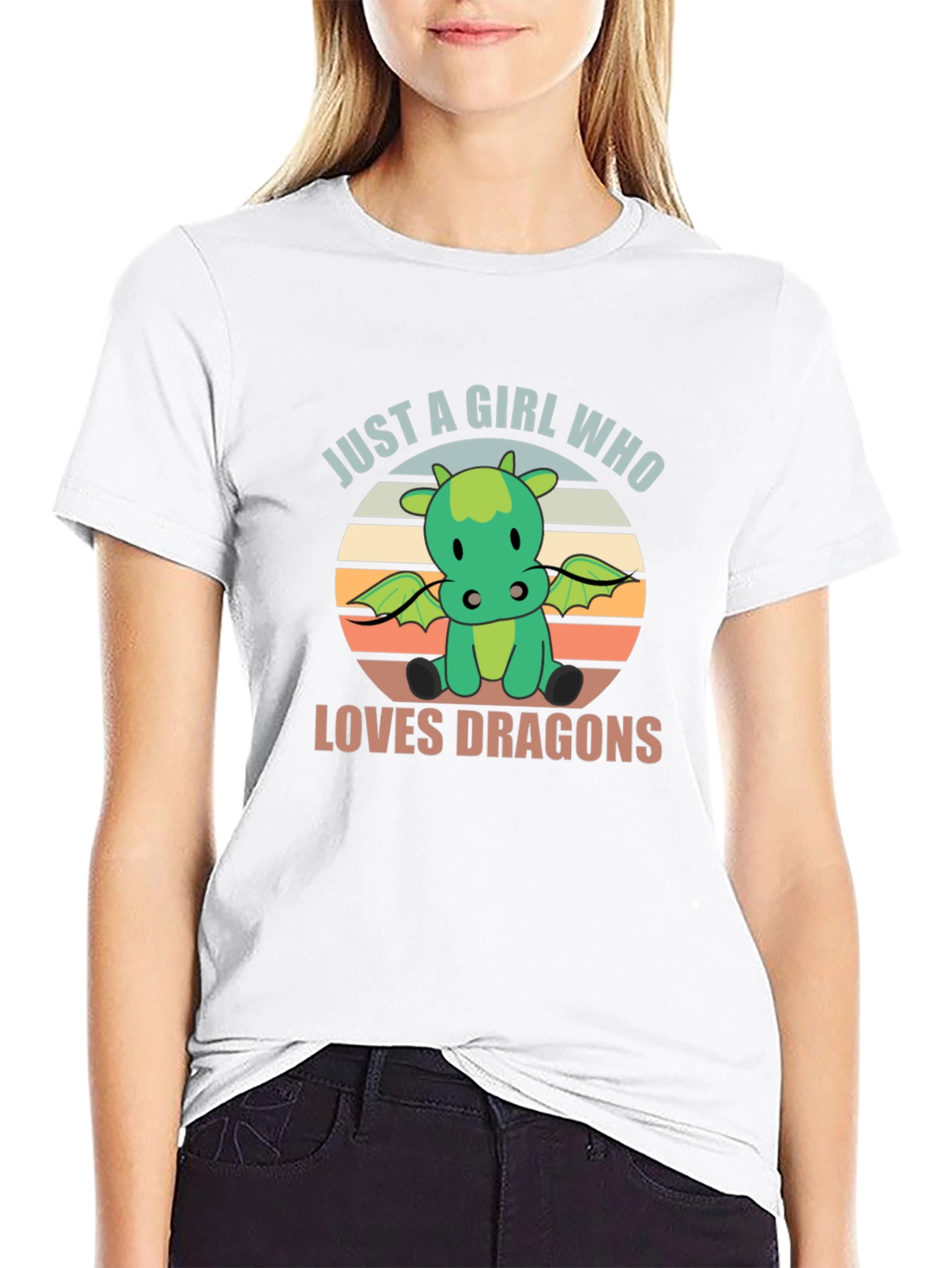 Just A Girl Who Loves Dragons T-Shirt
