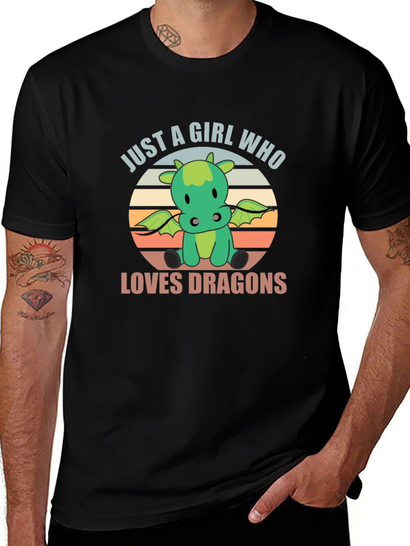 Just A Girl Who Loves Dragons T-Shirt