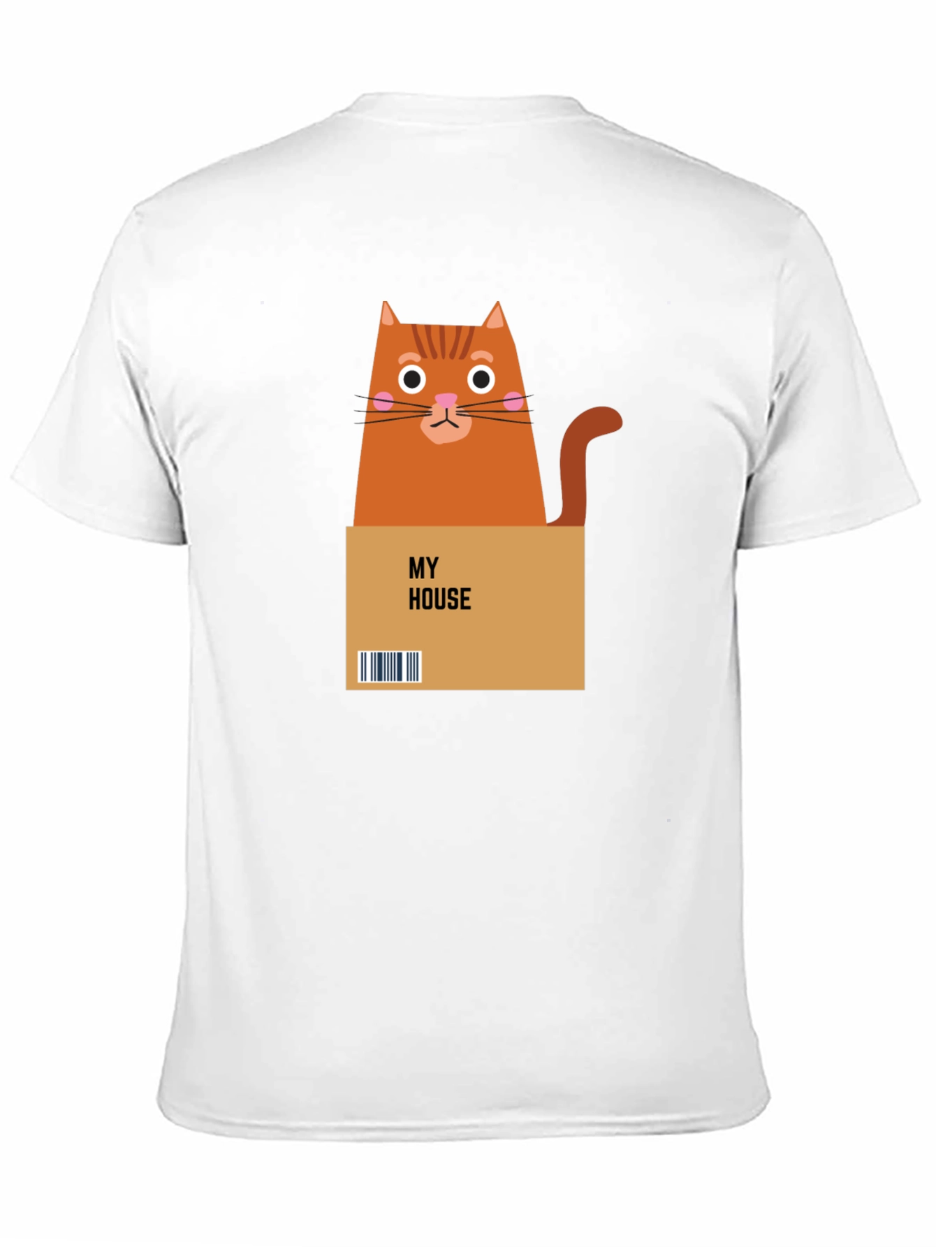 Cat in a Box Graphic T-Shirt