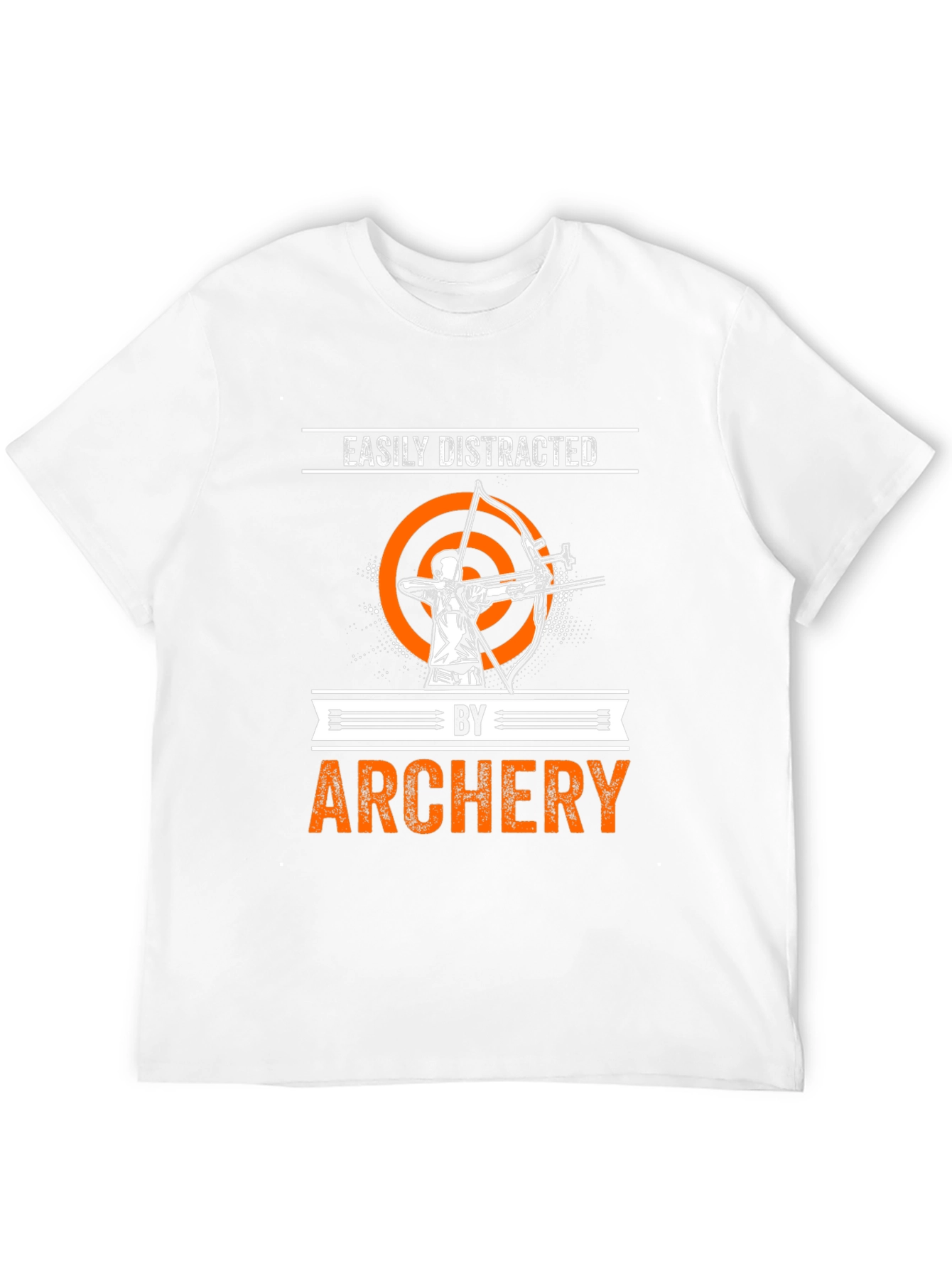 Easily Distracted by Archery Black T-Shirt
