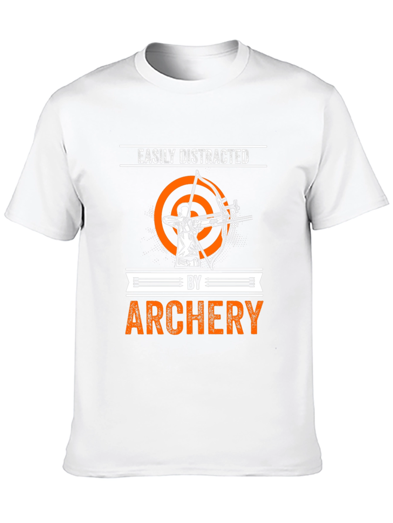 Easily Distracted by Archery Black T-Shirt