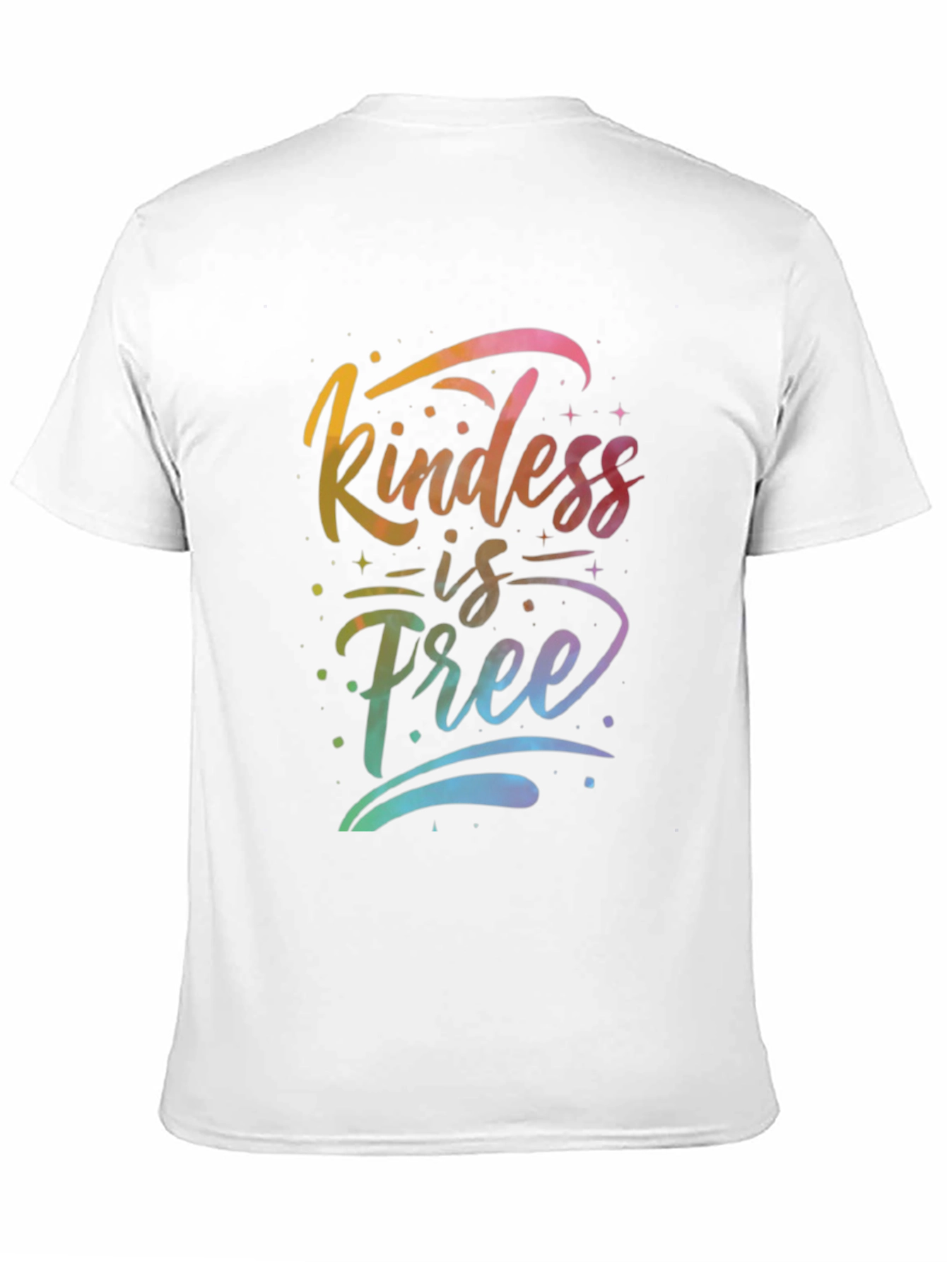 Kindness is Free Graphic Tee - Mens Black T-Shirt