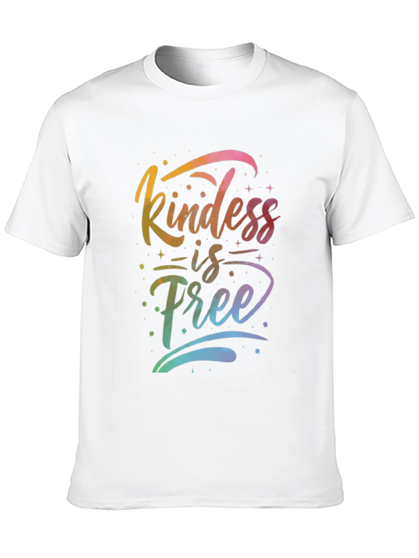 Kindness is Free Graphic Tee - Mens Black T-Shirt