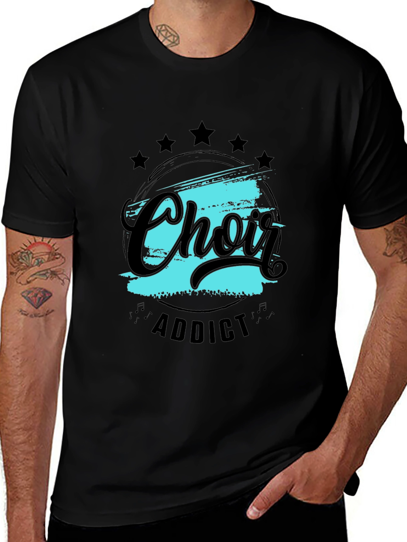 Choir Addict Black T-Shirt