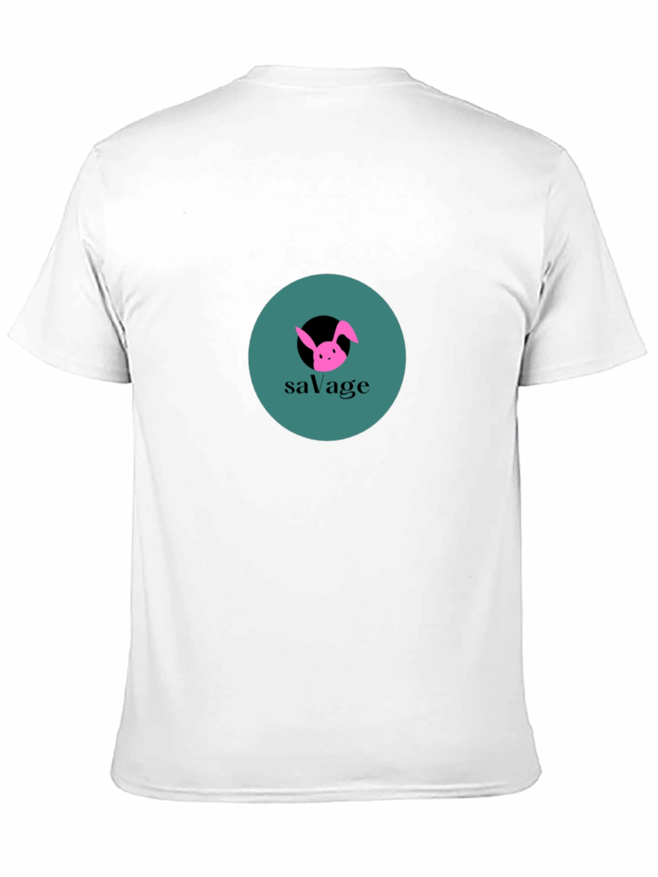 Savage Bunny Graphic Tee - Black