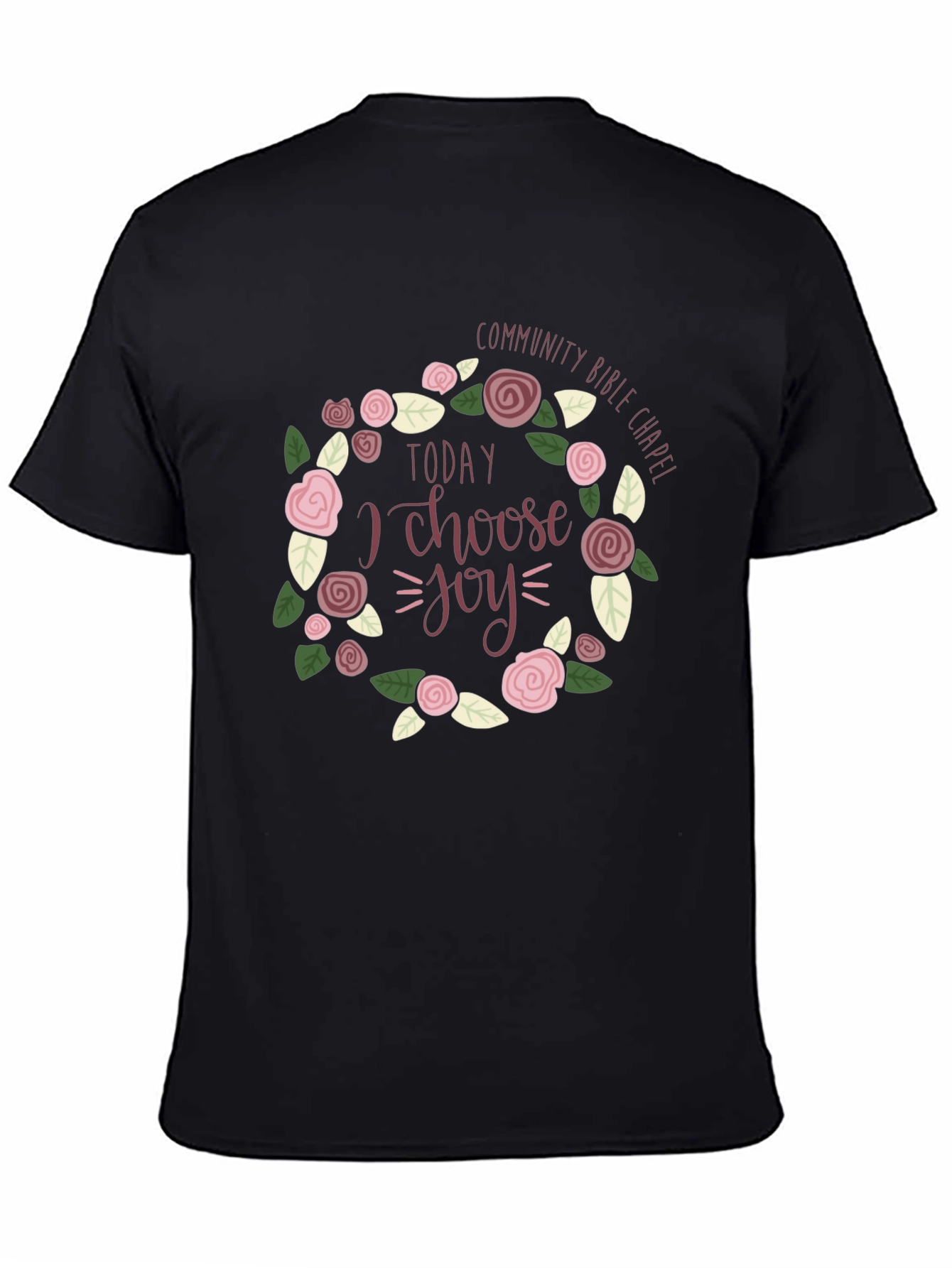 Choose Joy Floral Graphic T-Shirt