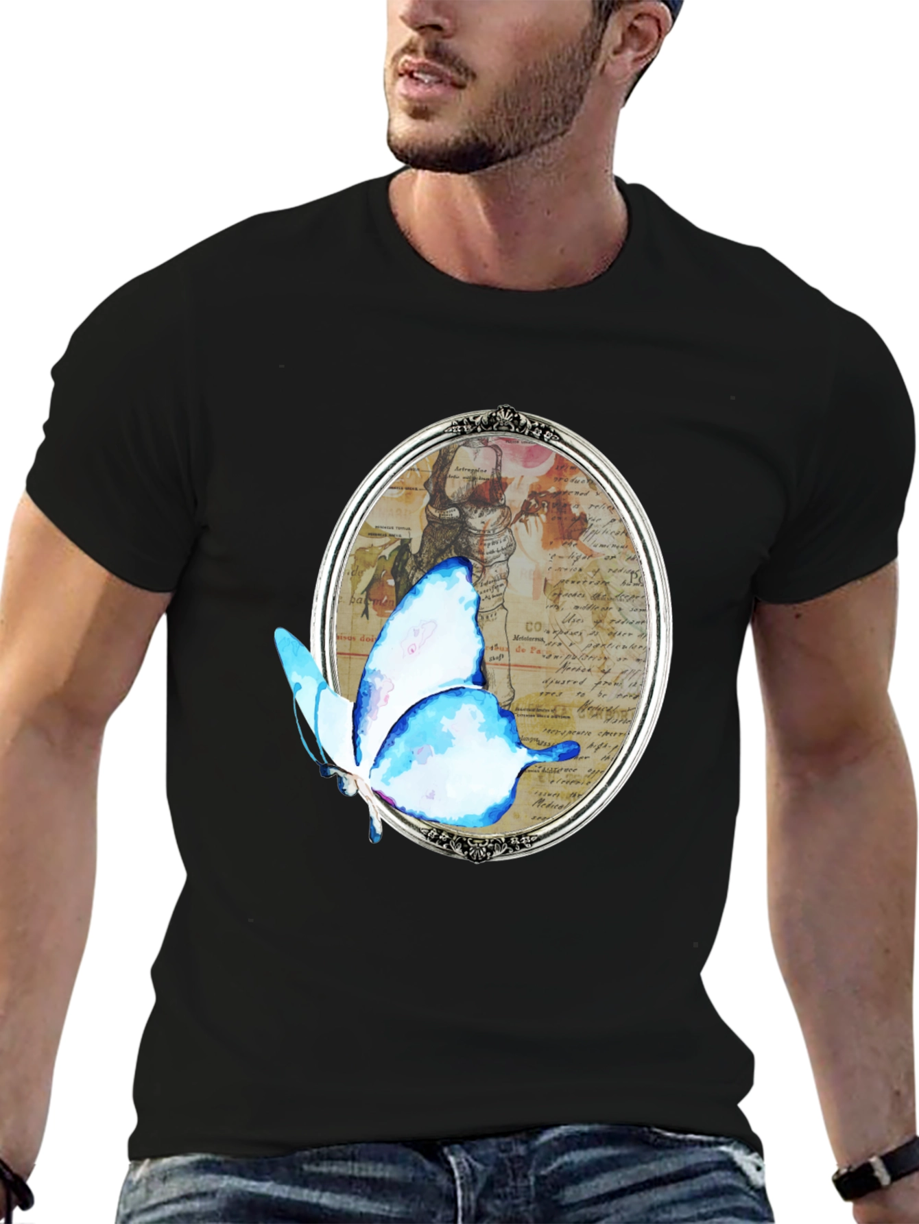 Butterfly Graphic Print Tee