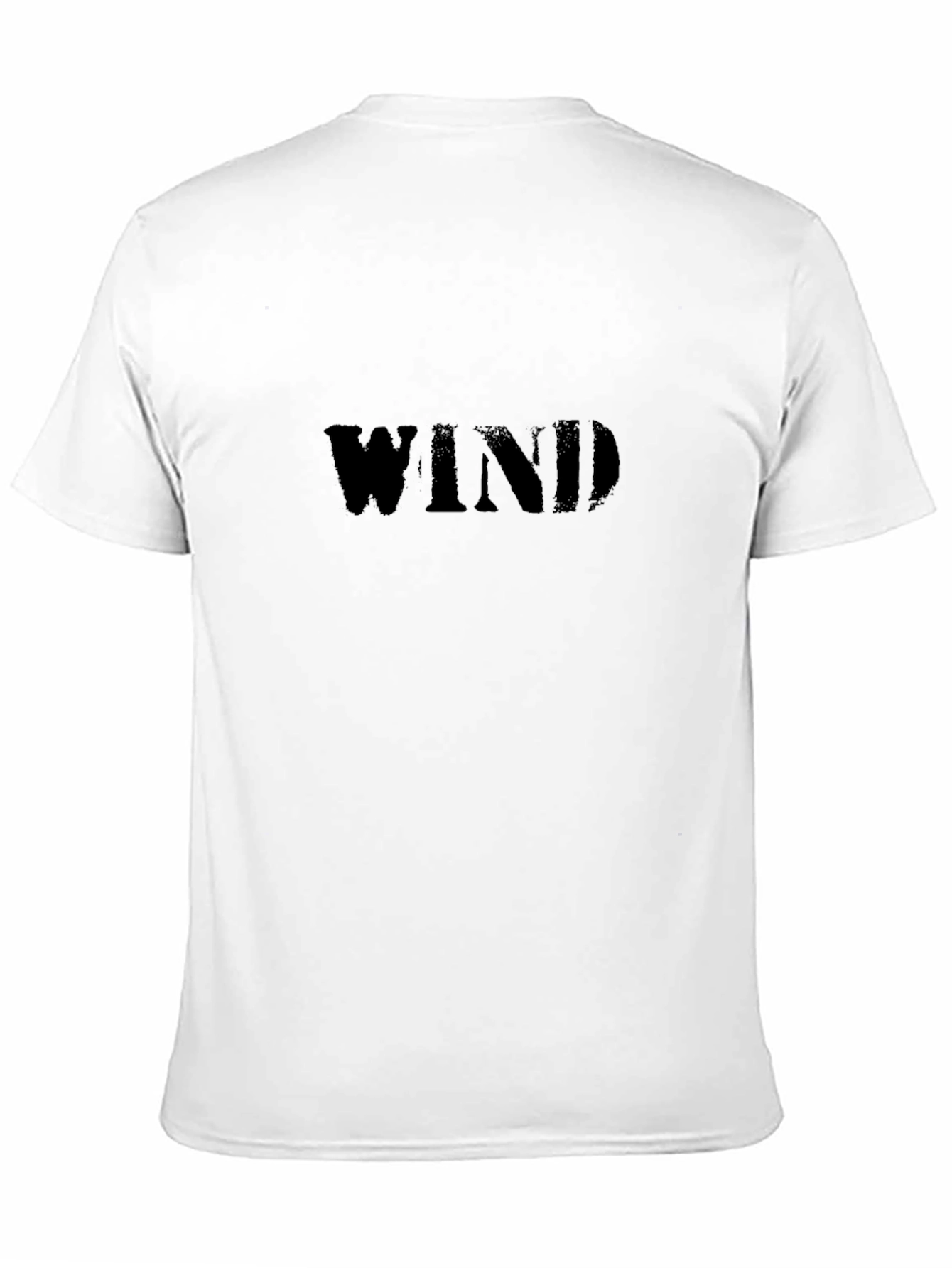 Black Wind Graphic Print Mens T-Shirt