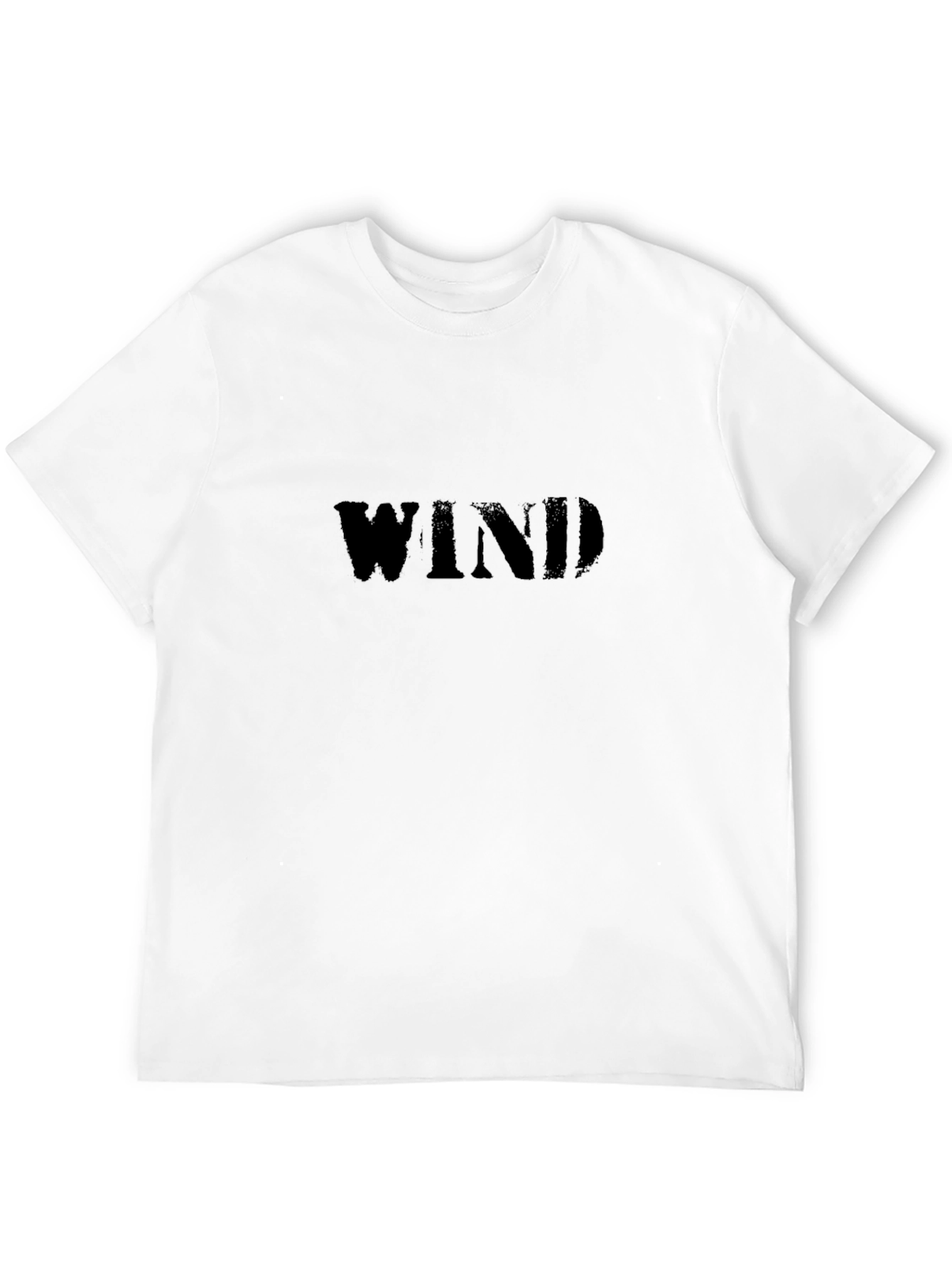 Black Wind Graphic Print Mens T-Shirt