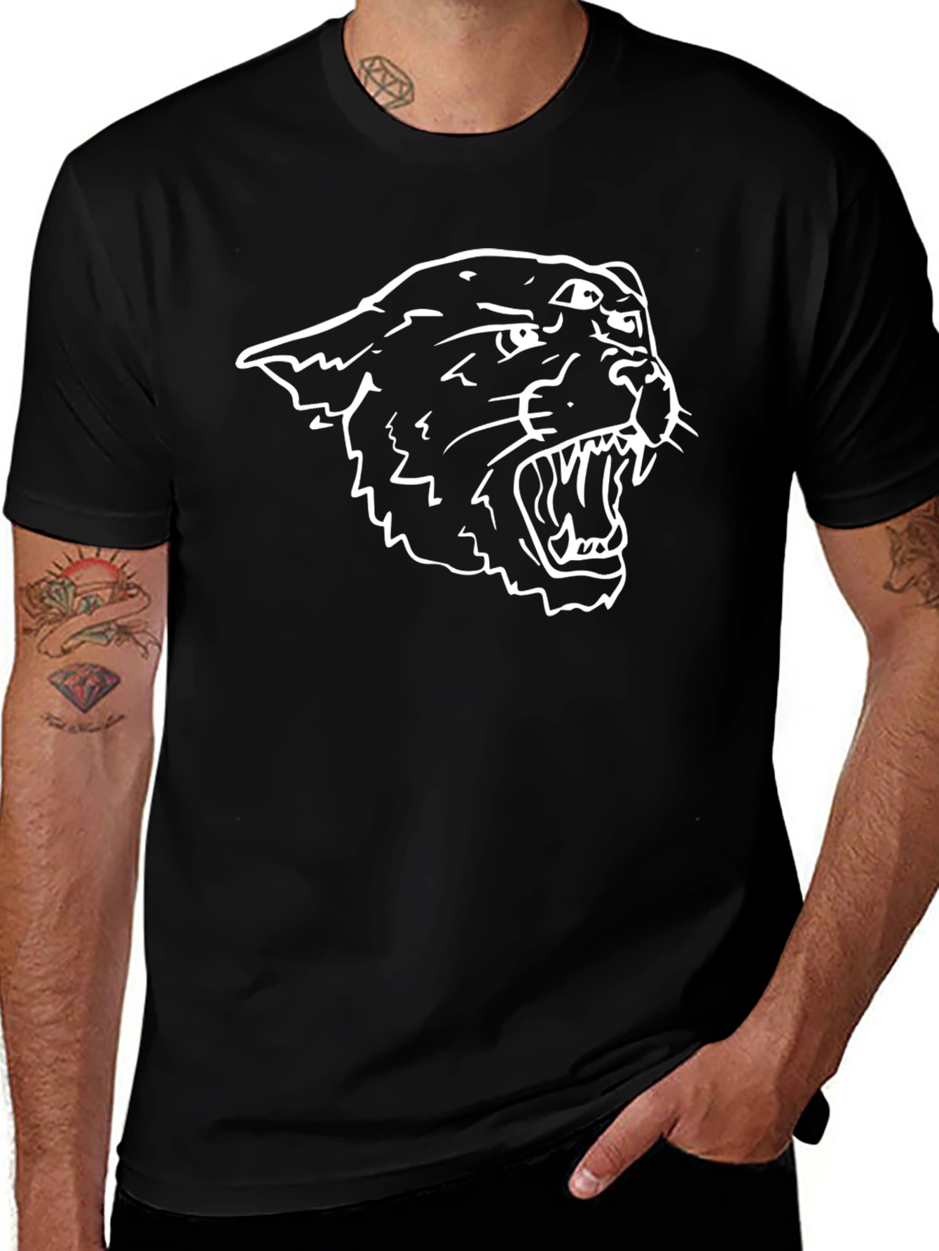 Black Panther Graphic Tee - Fierce Style