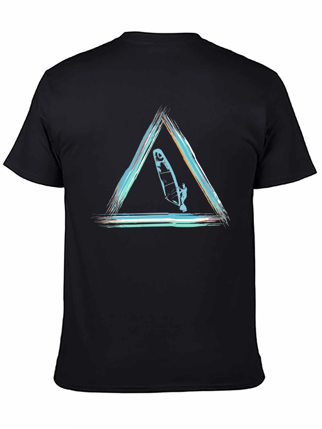 Abstract Windsurfer Graphic Tee