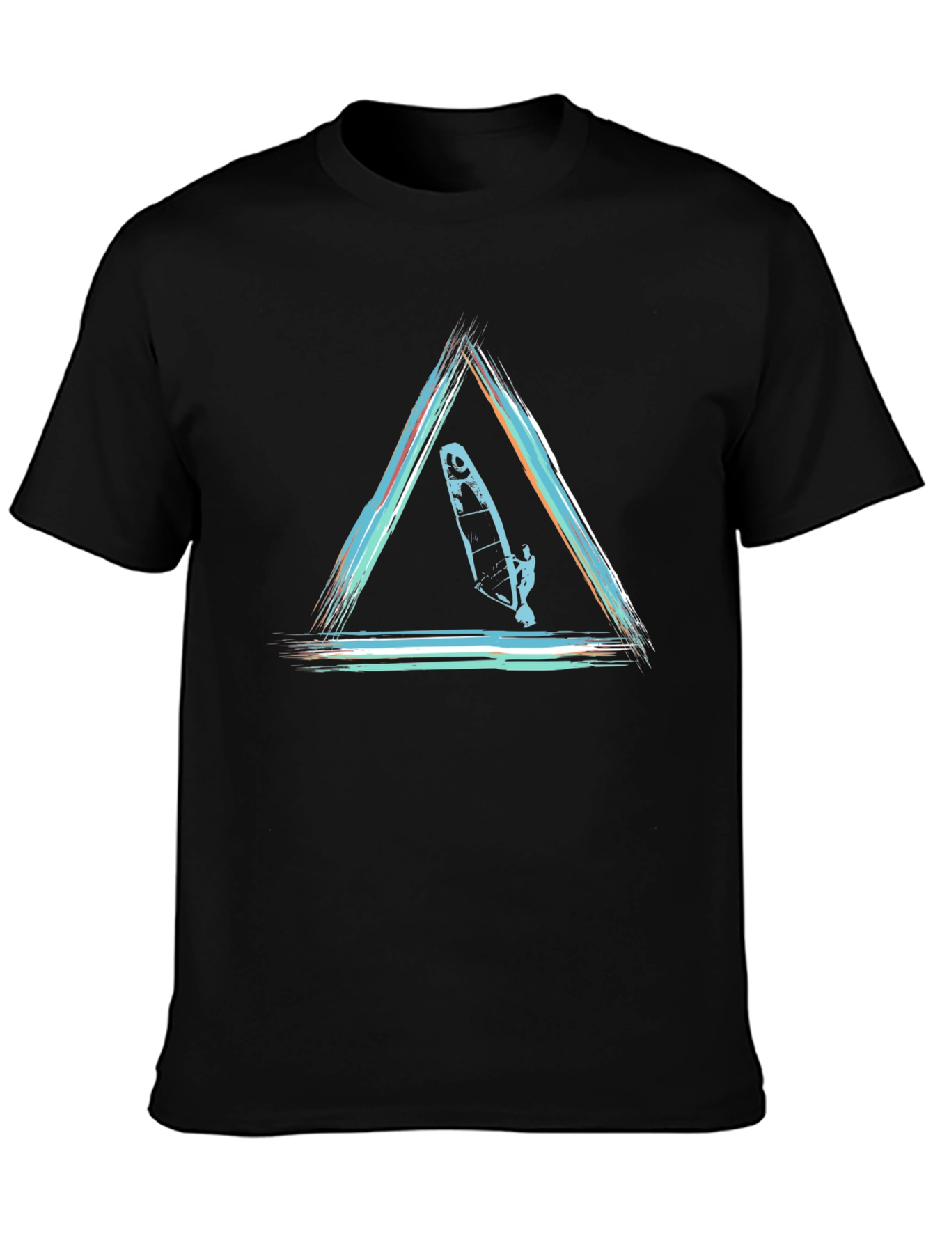 Abstract Windsurfer Graphic Tee