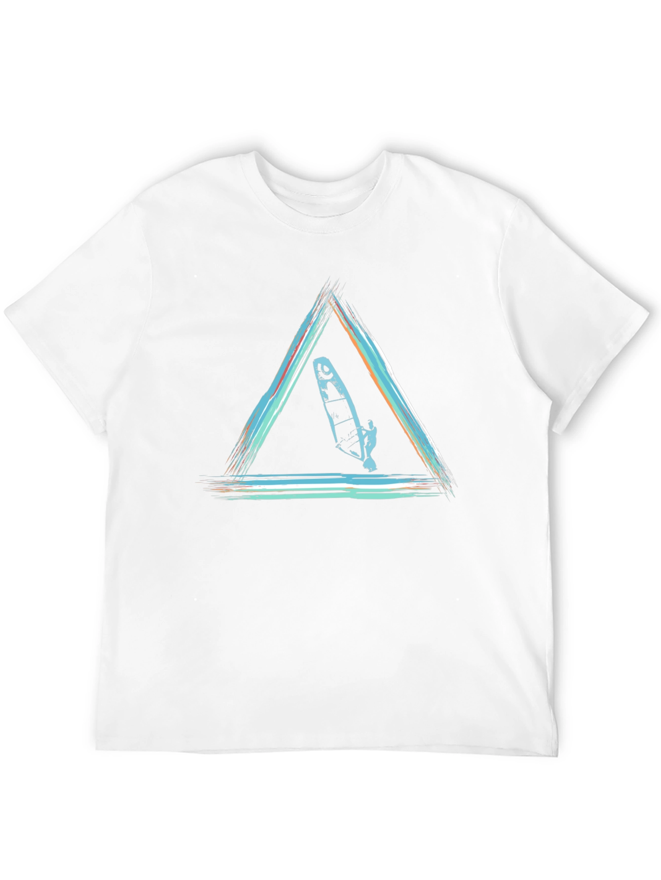 Abstract Windsurfer Graphic Tee