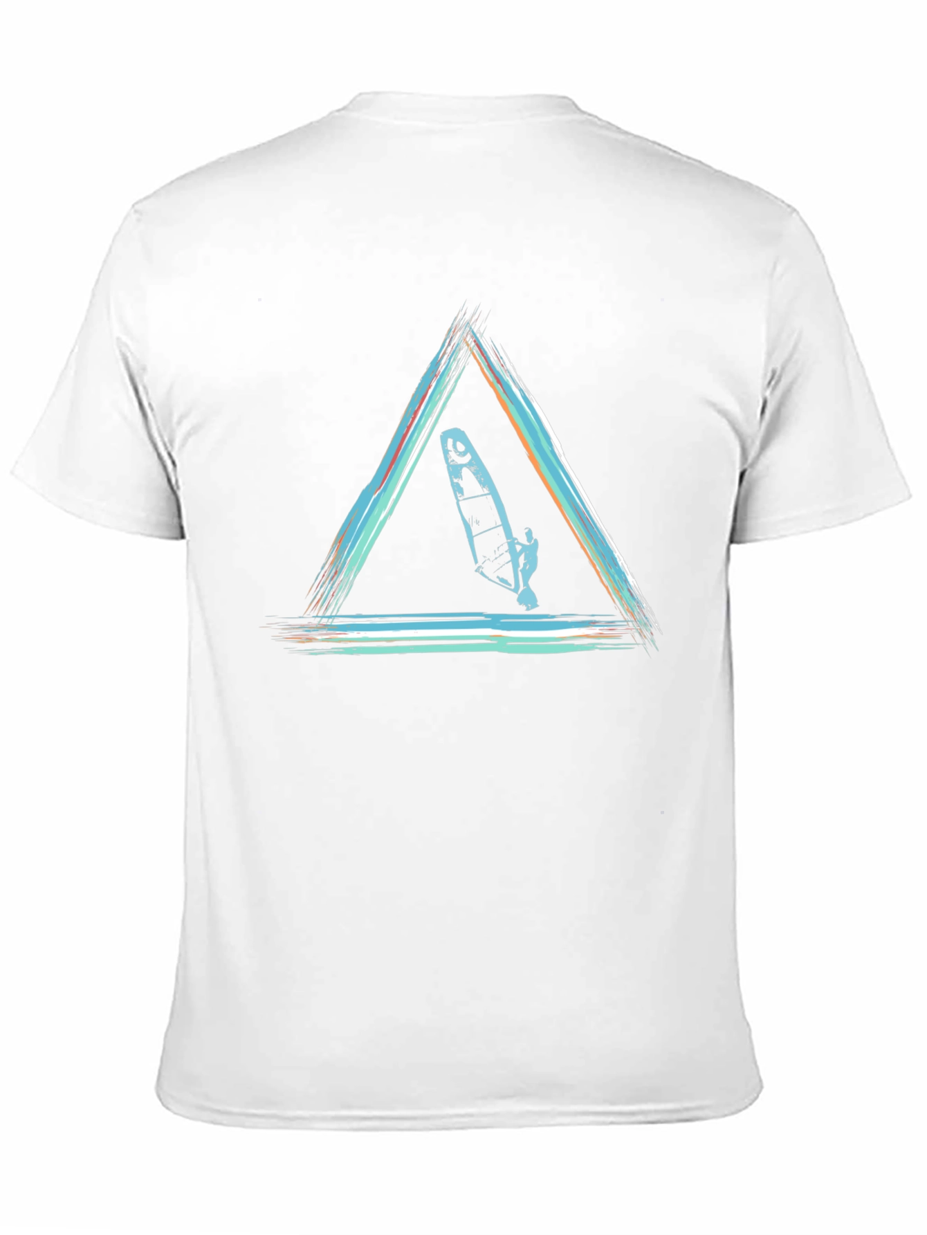 Abstract Windsurfer Graphic Tee