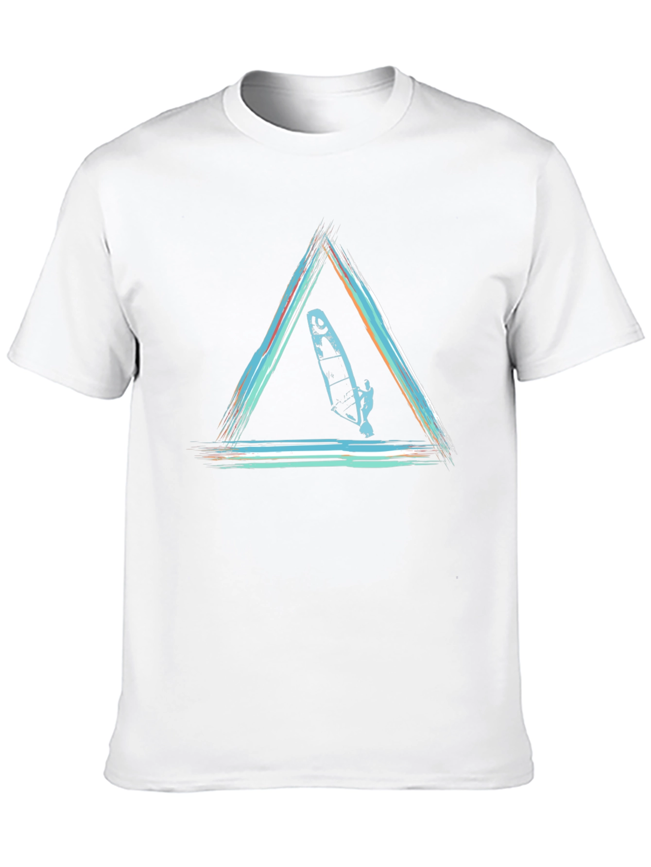 Abstract Windsurfer Graphic Tee