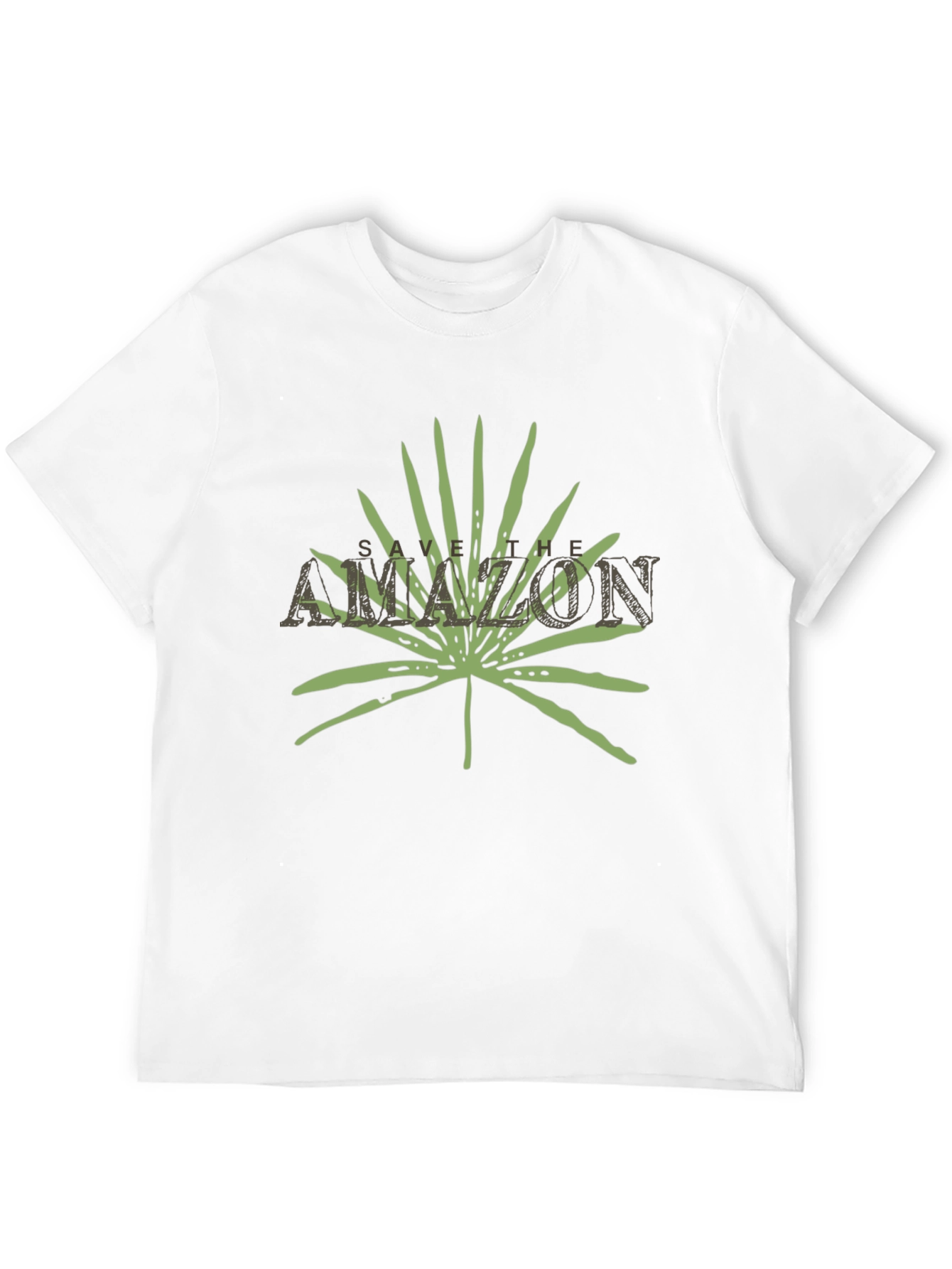Save the Amazon T-Shirt: Leaf Design