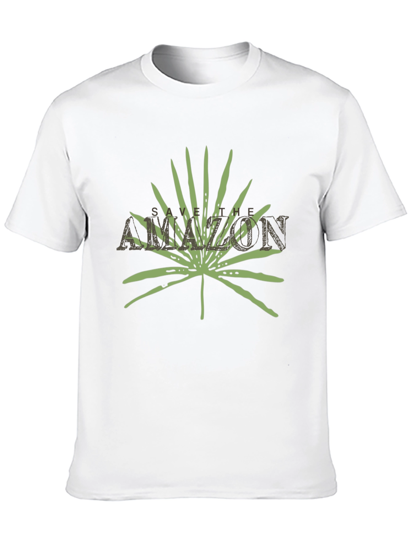 Save the Amazon T-Shirt: Leaf Design