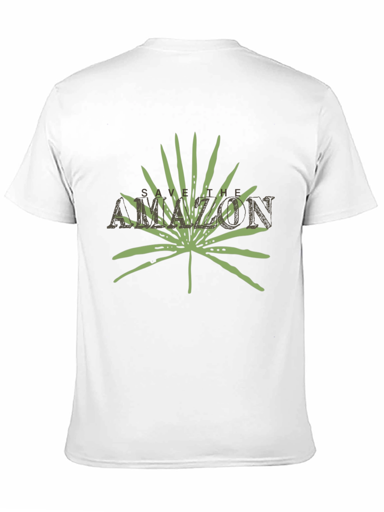 Save the Amazon T-Shirt: Leaf Design