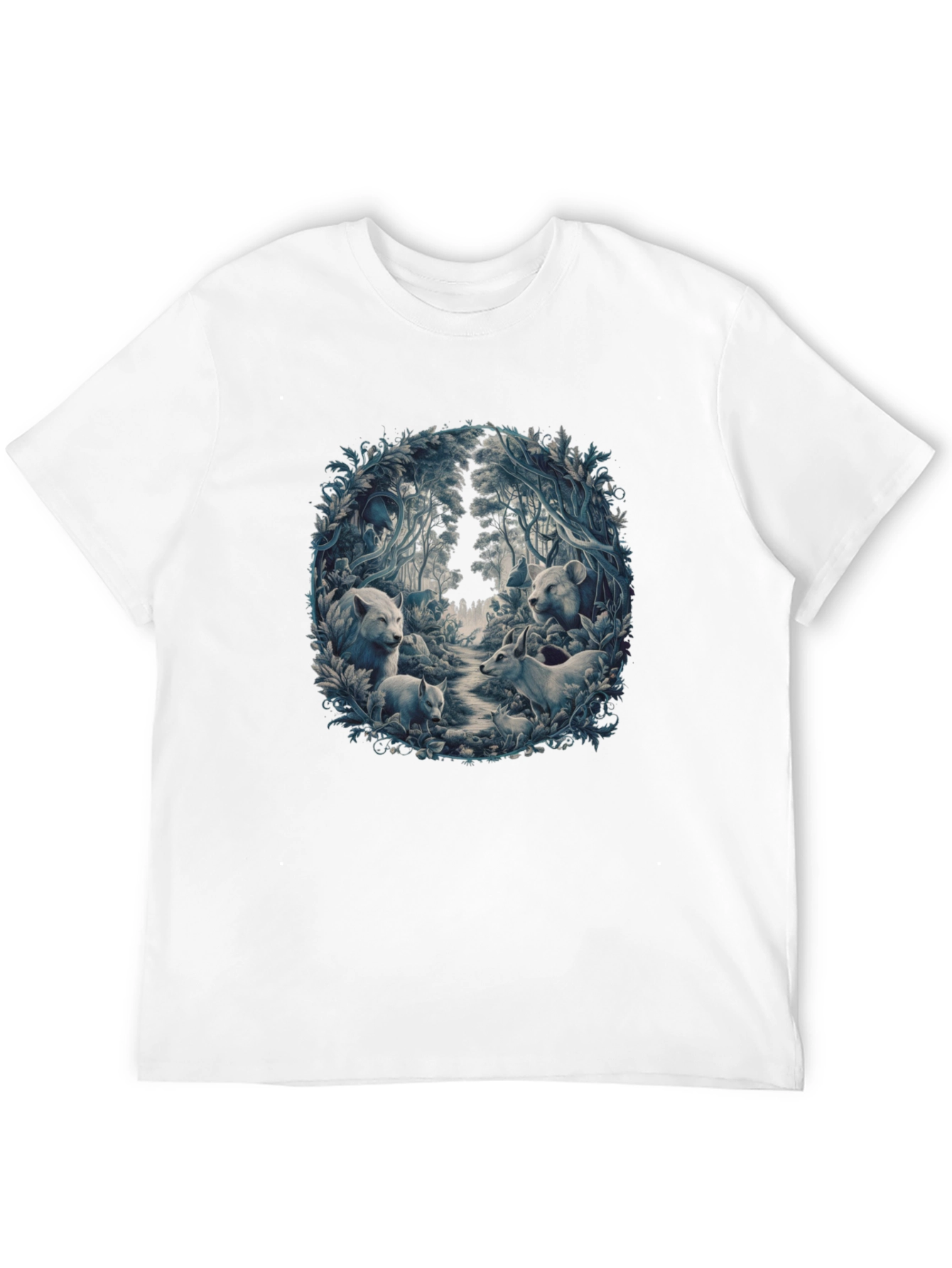 Natures Embrace T-Shirt: Wildlife Forest Design