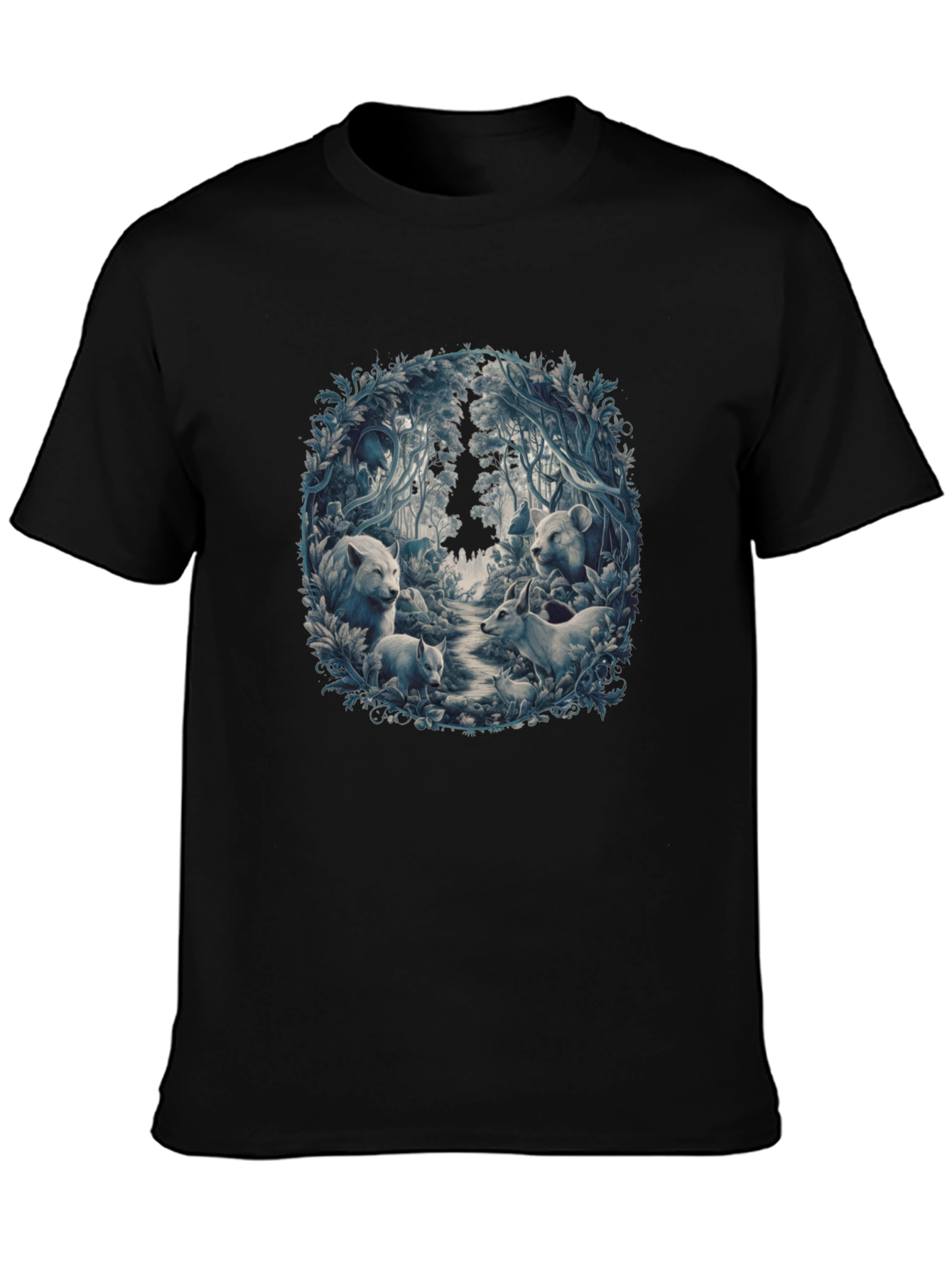 Natures Embrace T-Shirt: Wildlife Forest Design