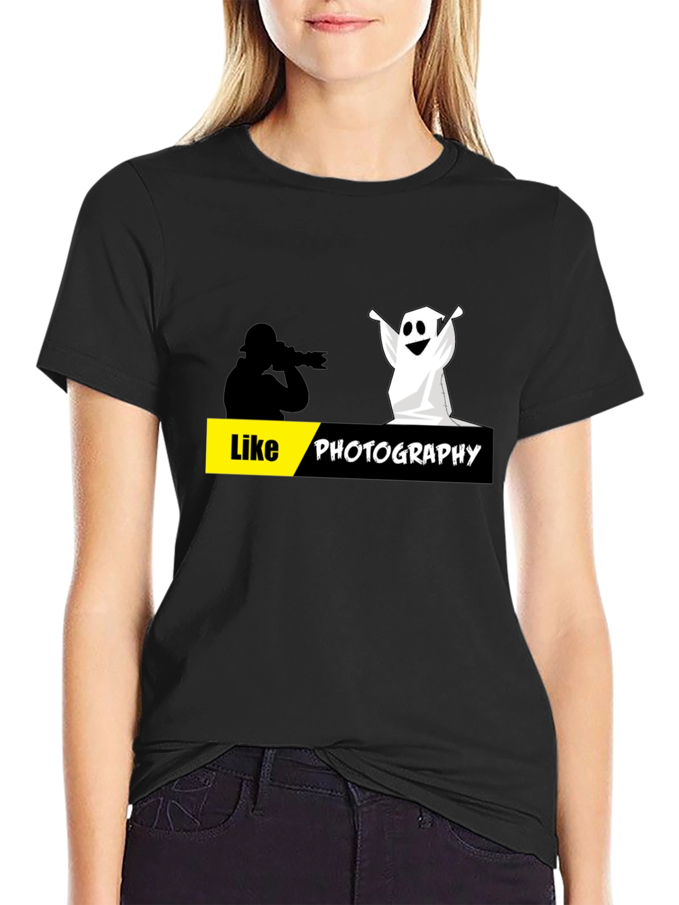 Like Photography Black Graphic Tee