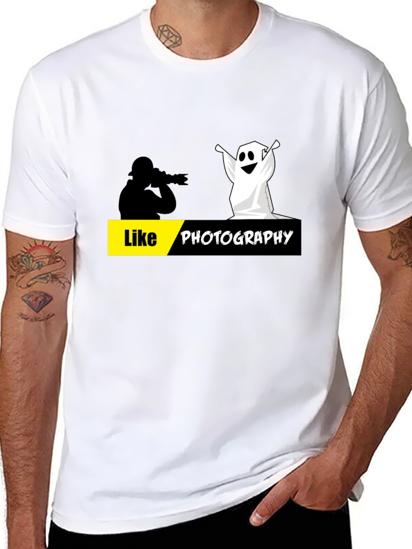 Like Photography Black Graphic Tee
