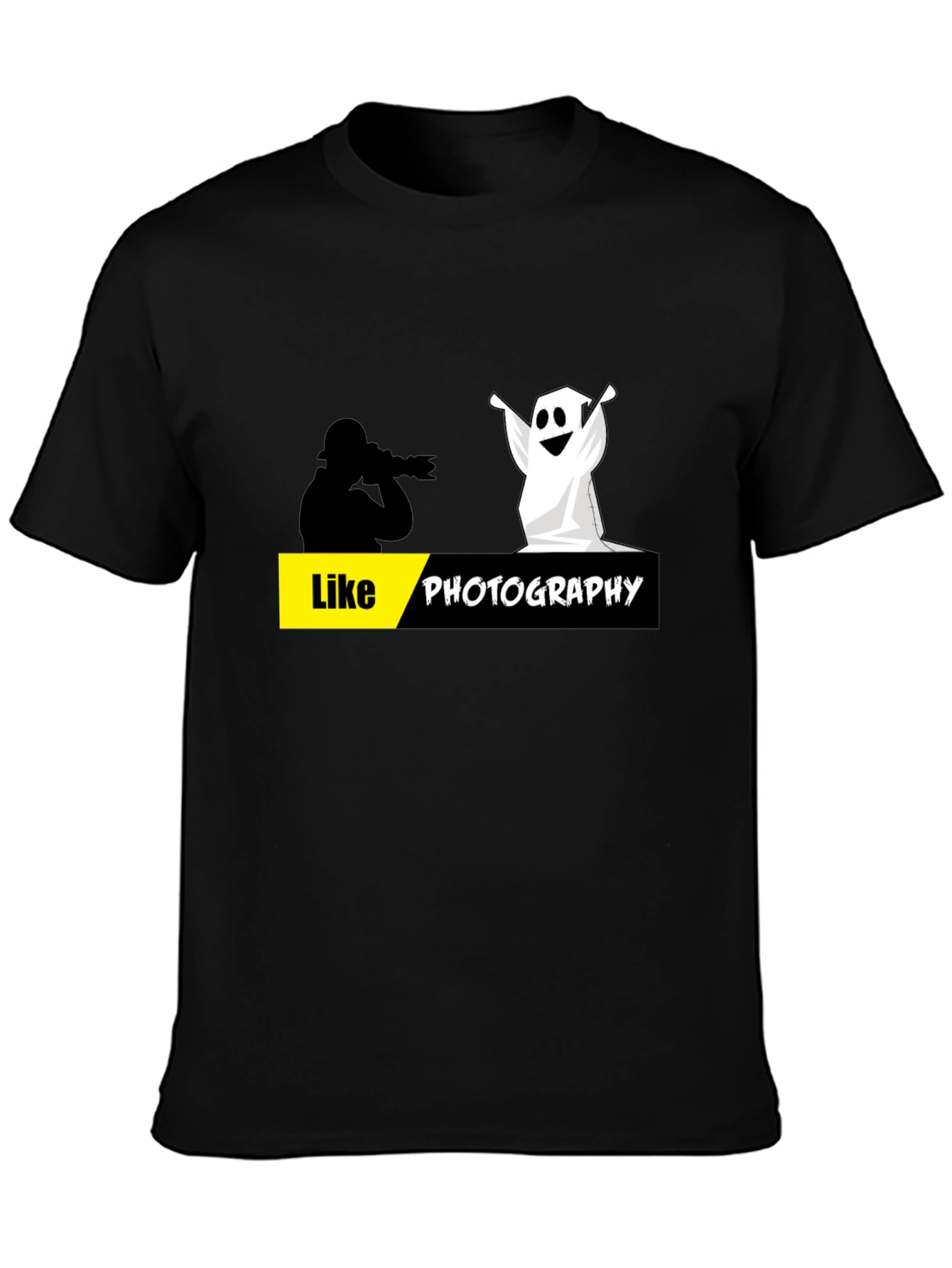 Like Photography Black Graphic Tee
