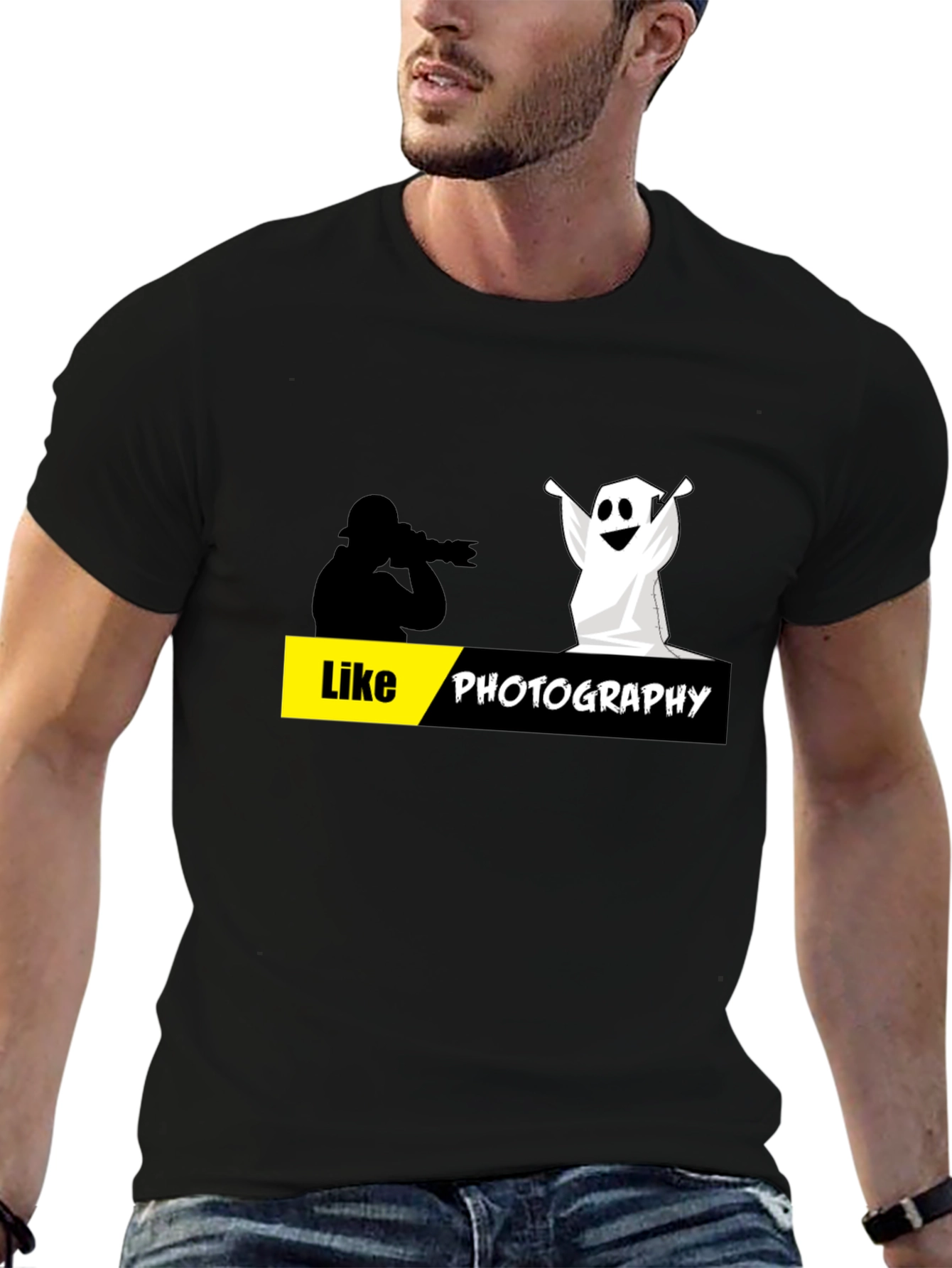 Like Photography Black Graphic Tee