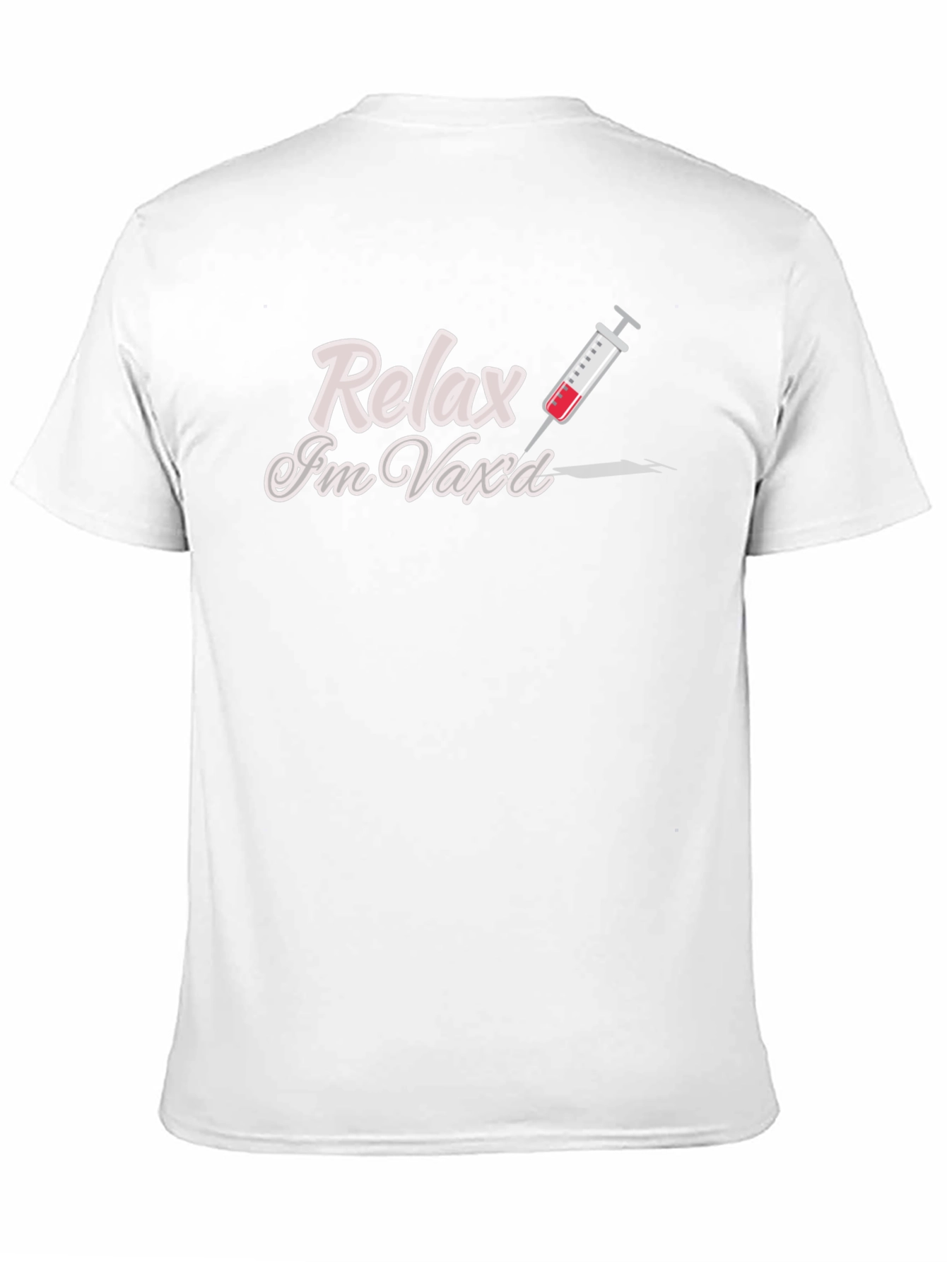 Relax Im Vaxd T-Shirt - Black Cotton Tee