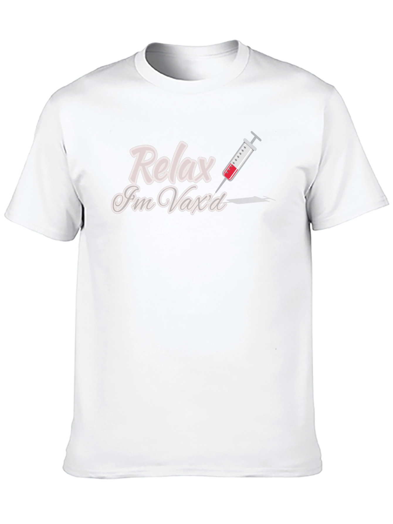Relax Im Vaxd T-Shirt - Black Cotton Tee
