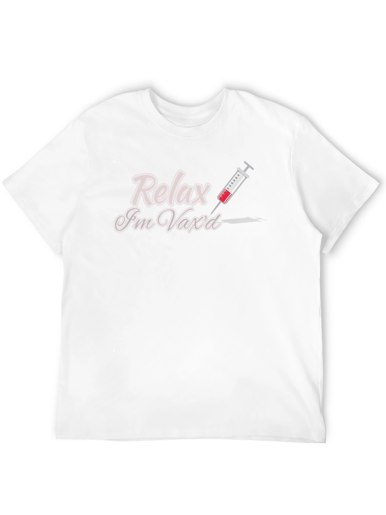 Relax Im Vaxd T-Shirt - Black Cotton Tee