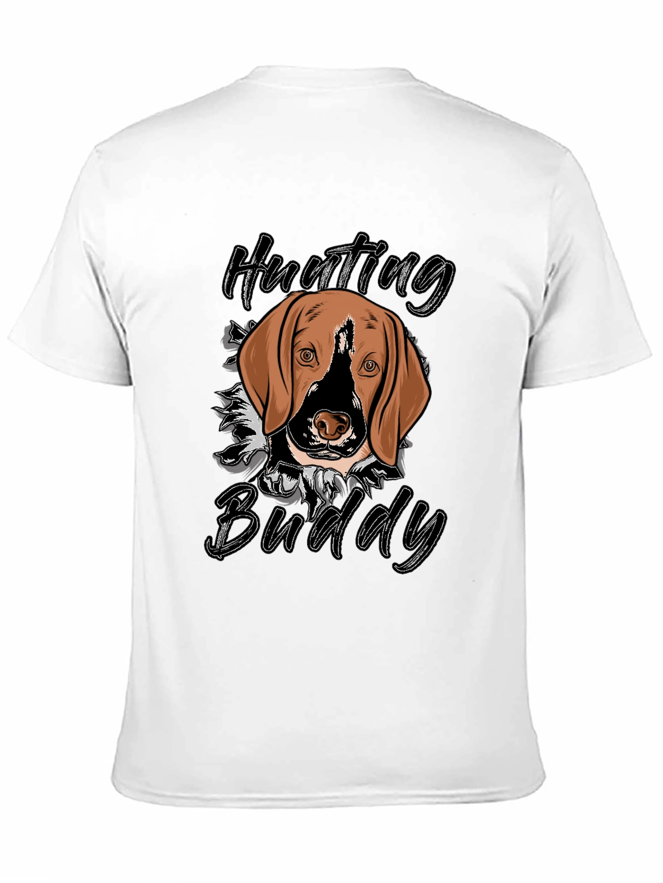 Hunting Buddy Dog Graphic T-Shirt