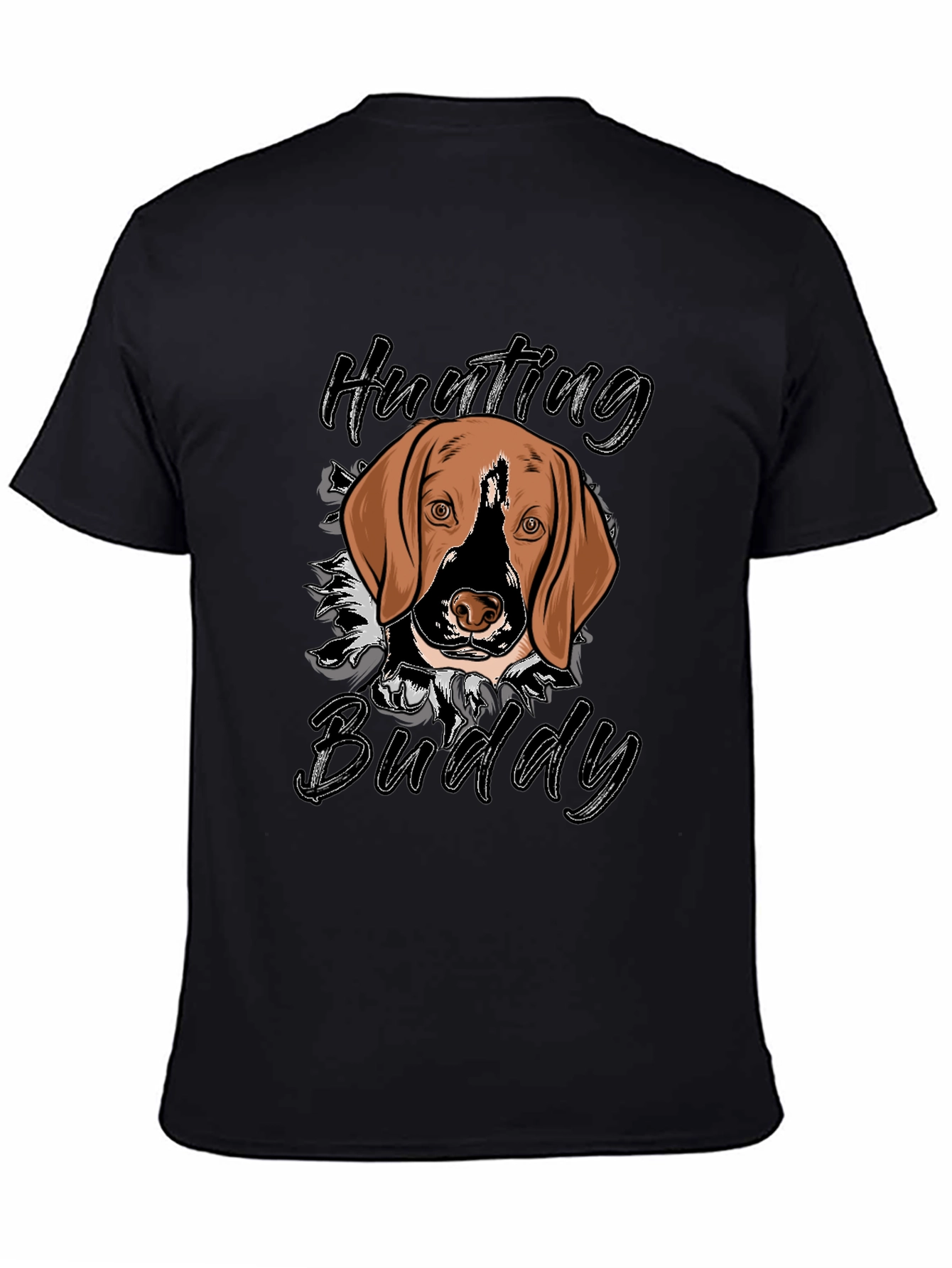 Hunting Buddy Dog Graphic T-Shirt