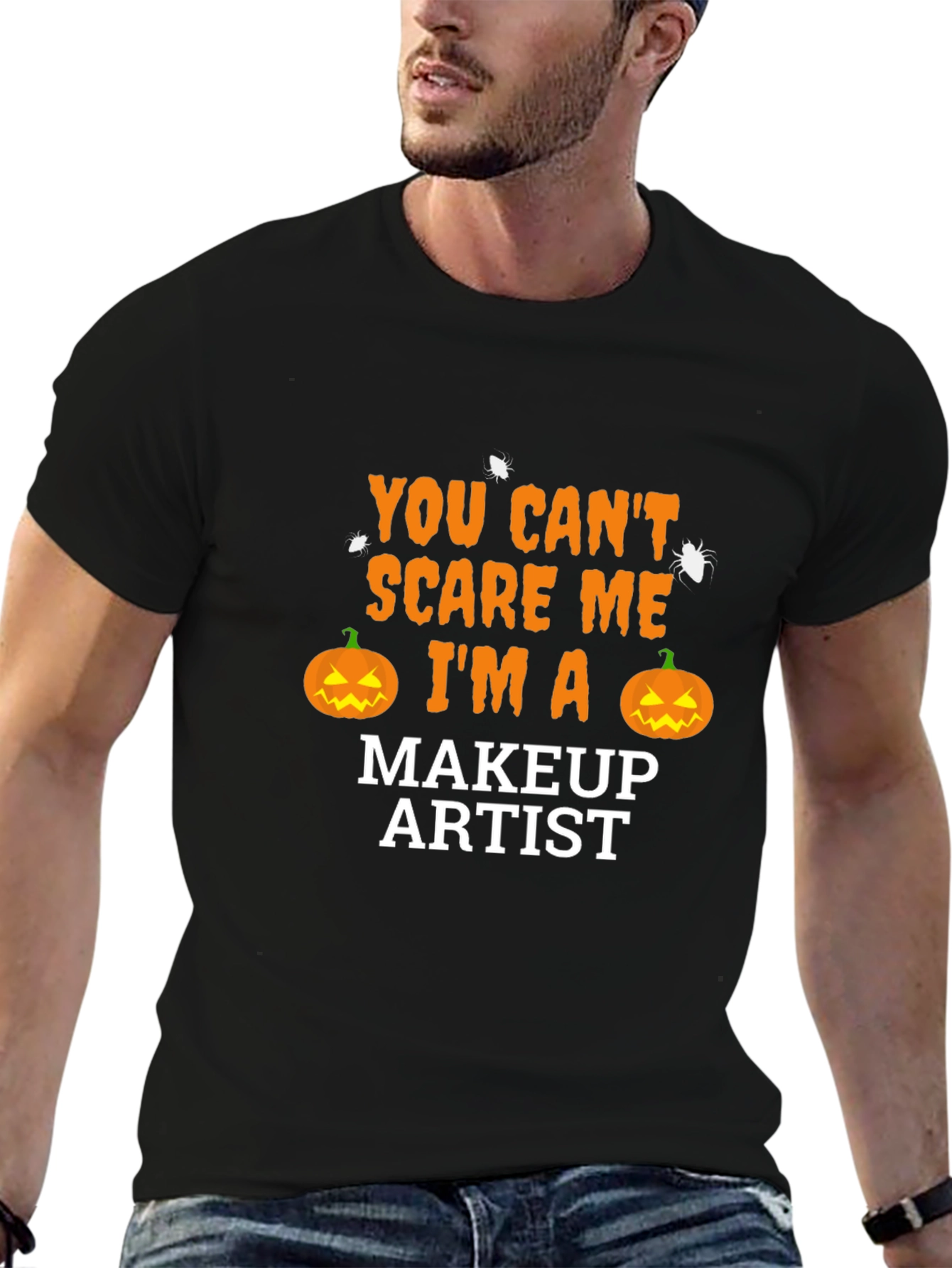 Makeup Artist Halloween Graphic T-Shirt