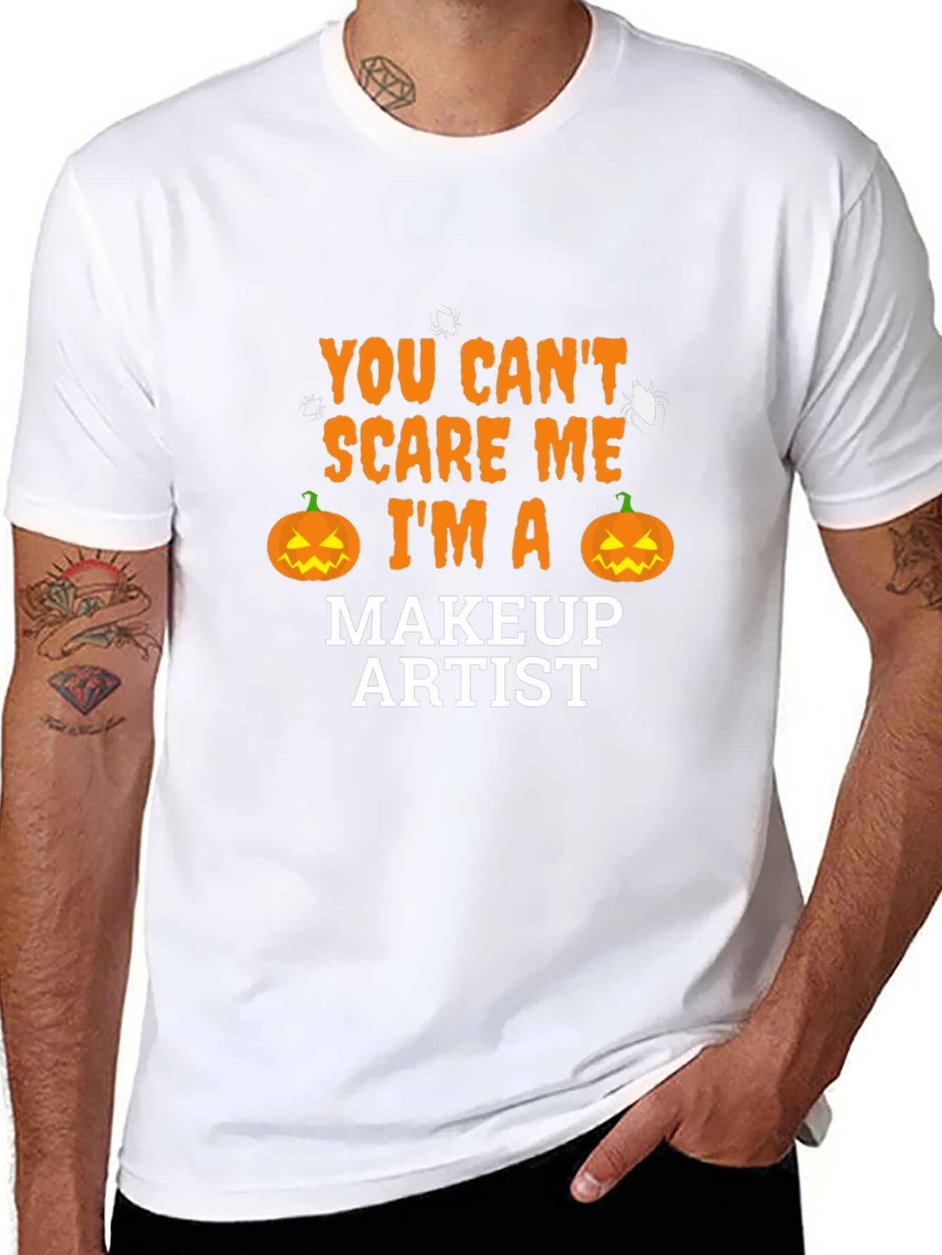 Makeup Artist Halloween Graphic T-Shirt