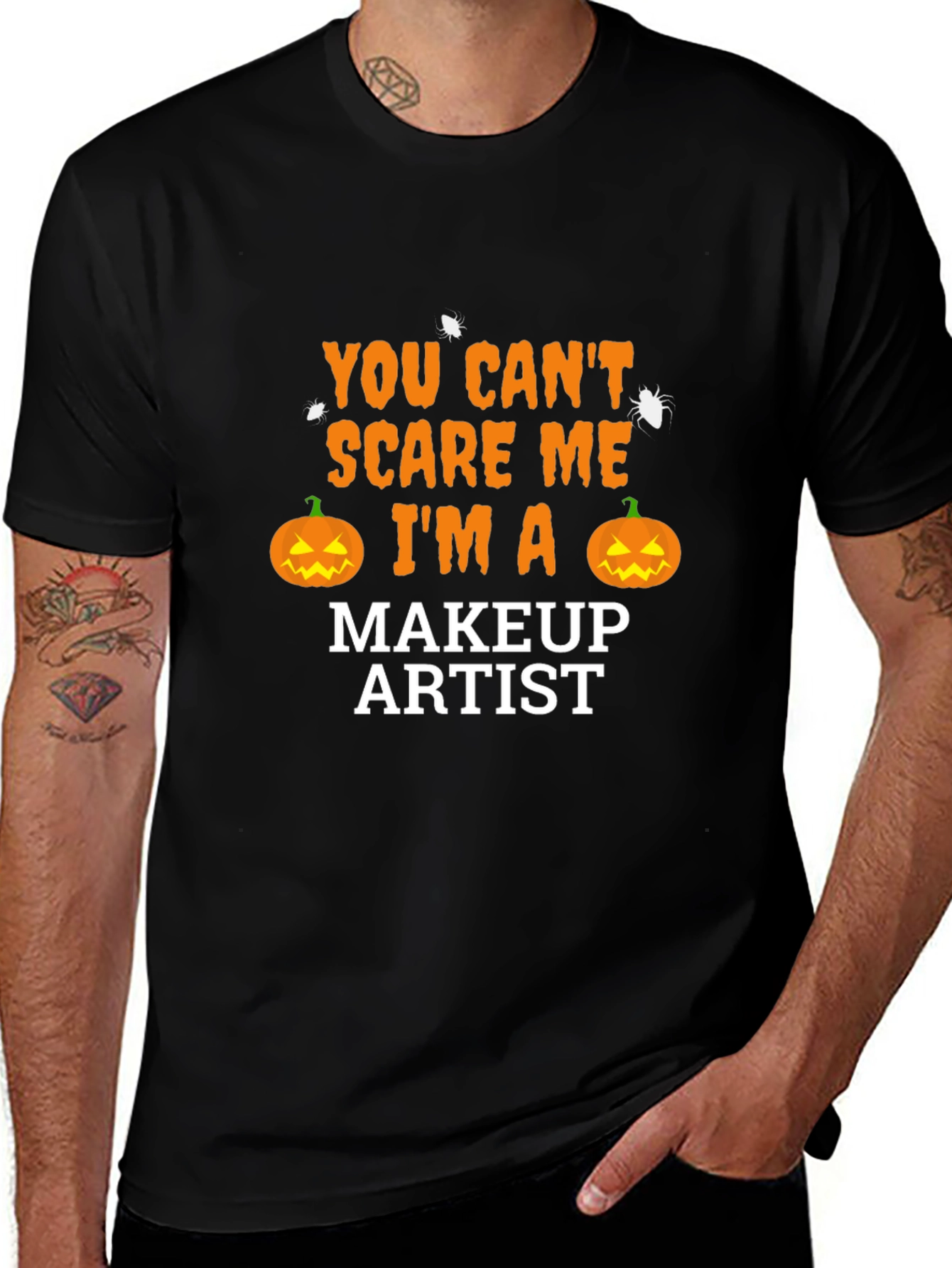 Makeup Artist Halloween Graphic T-Shirt