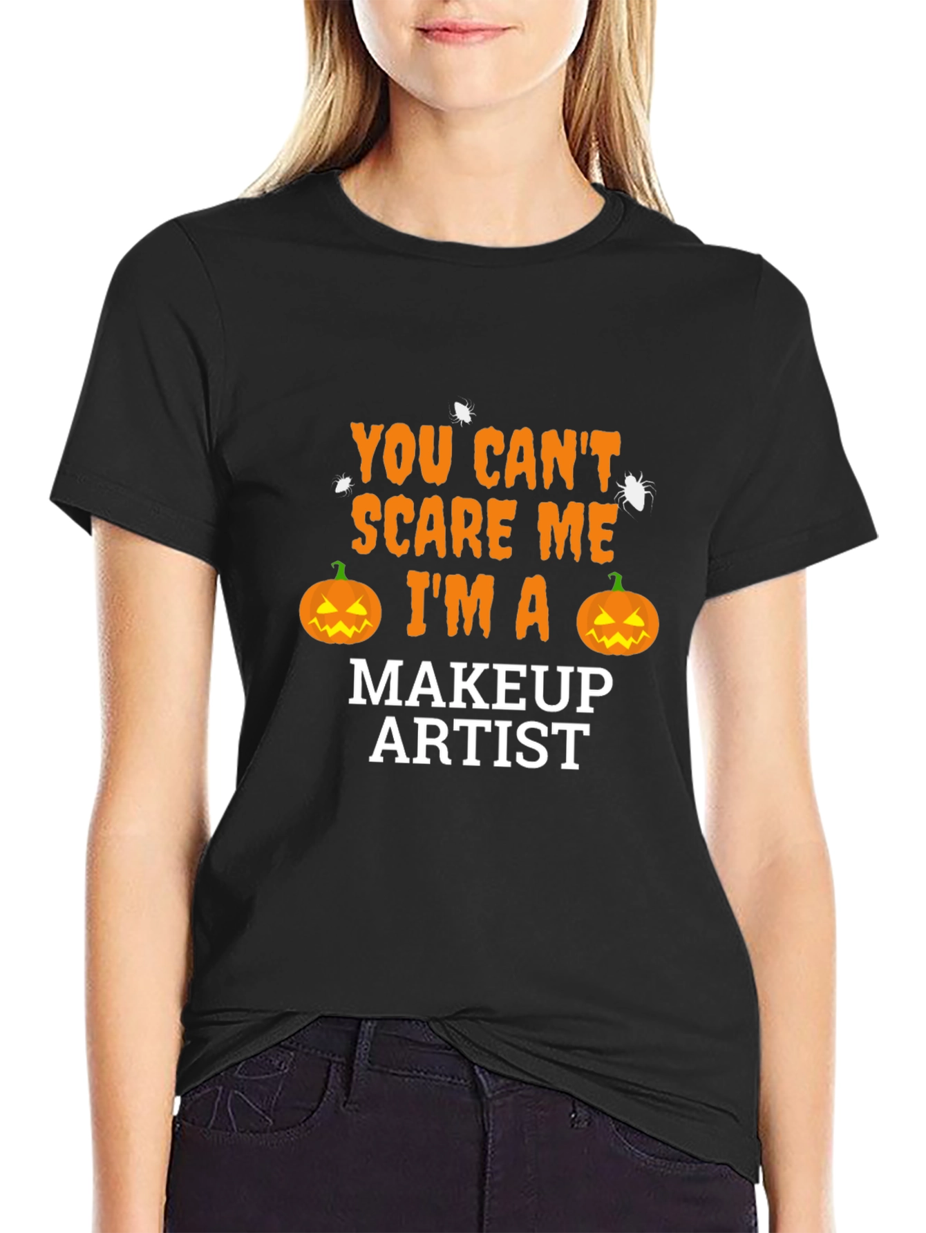 Makeup Artist Halloween Graphic T-Shirt