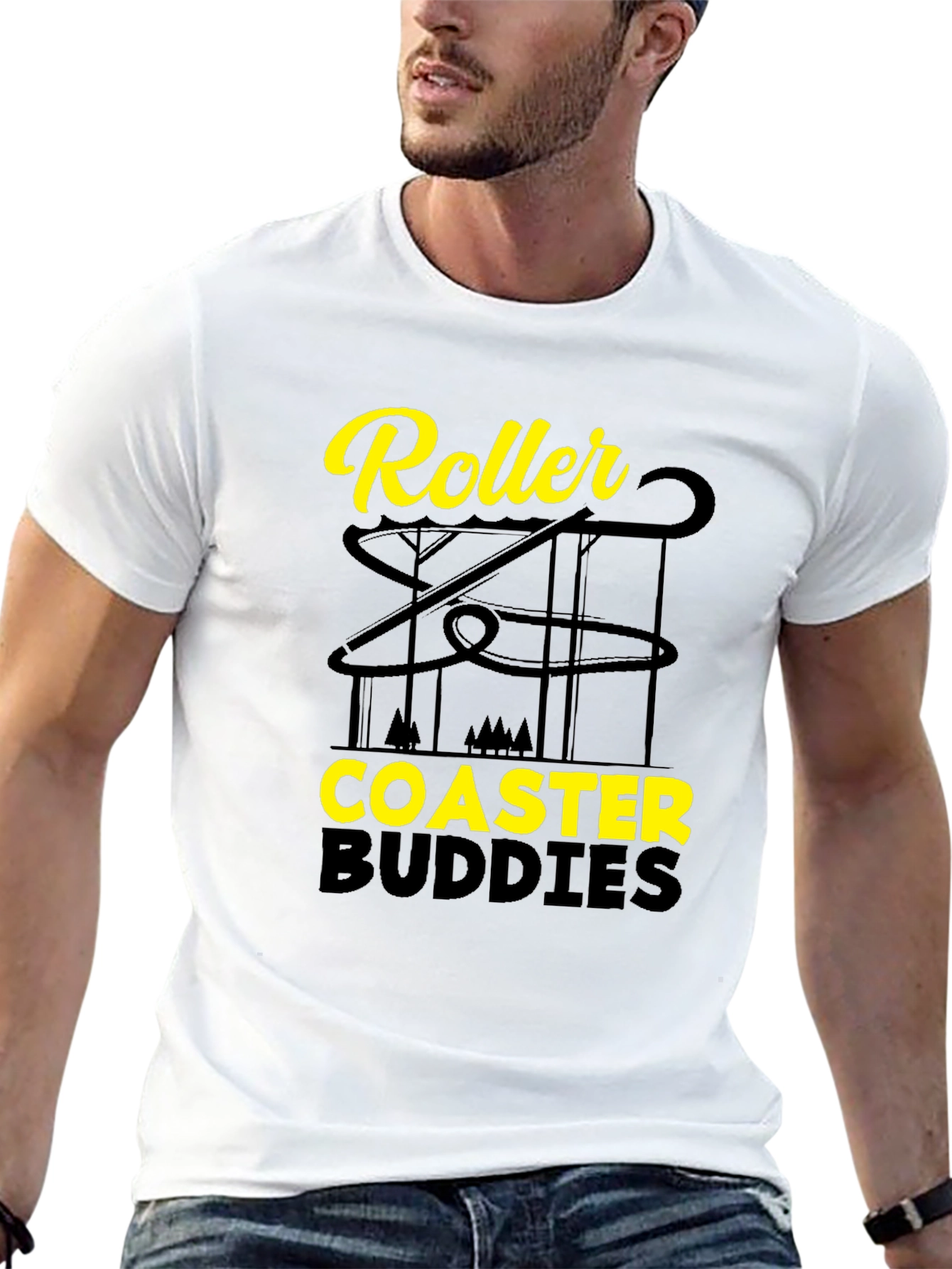 Roller Coaster Buddies Tee - Amusement Park Apparel
