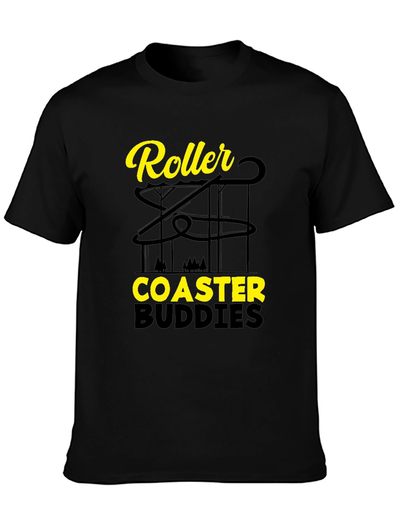 Roller Coaster Buddies Tee - Amusement Park Apparel