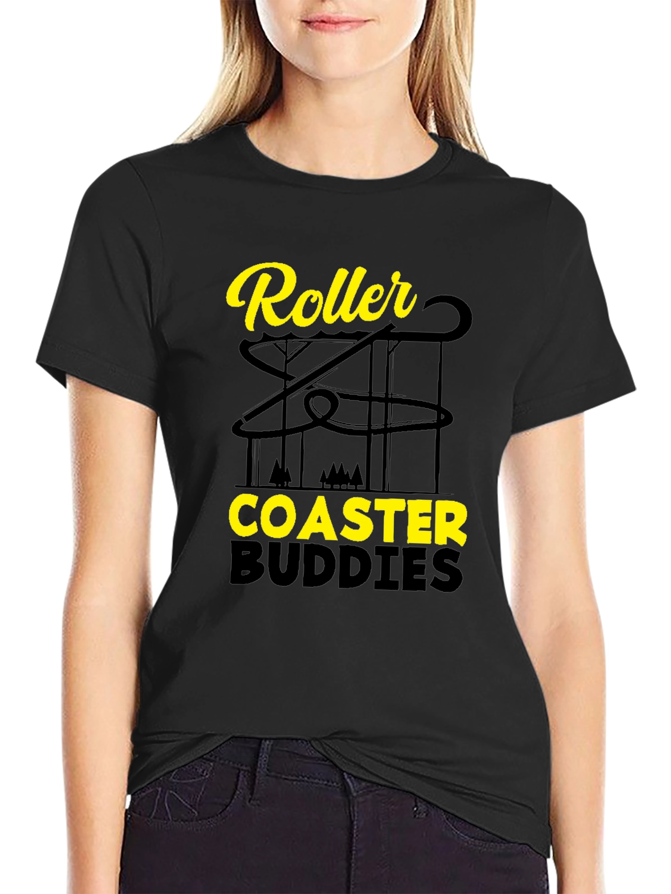 Roller Coaster Buddies Tee - Amusement Park Apparel