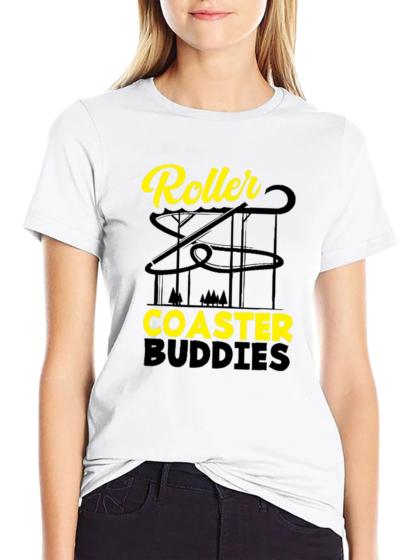 Roller Coaster Buddies Tee - Amusement Park Apparel