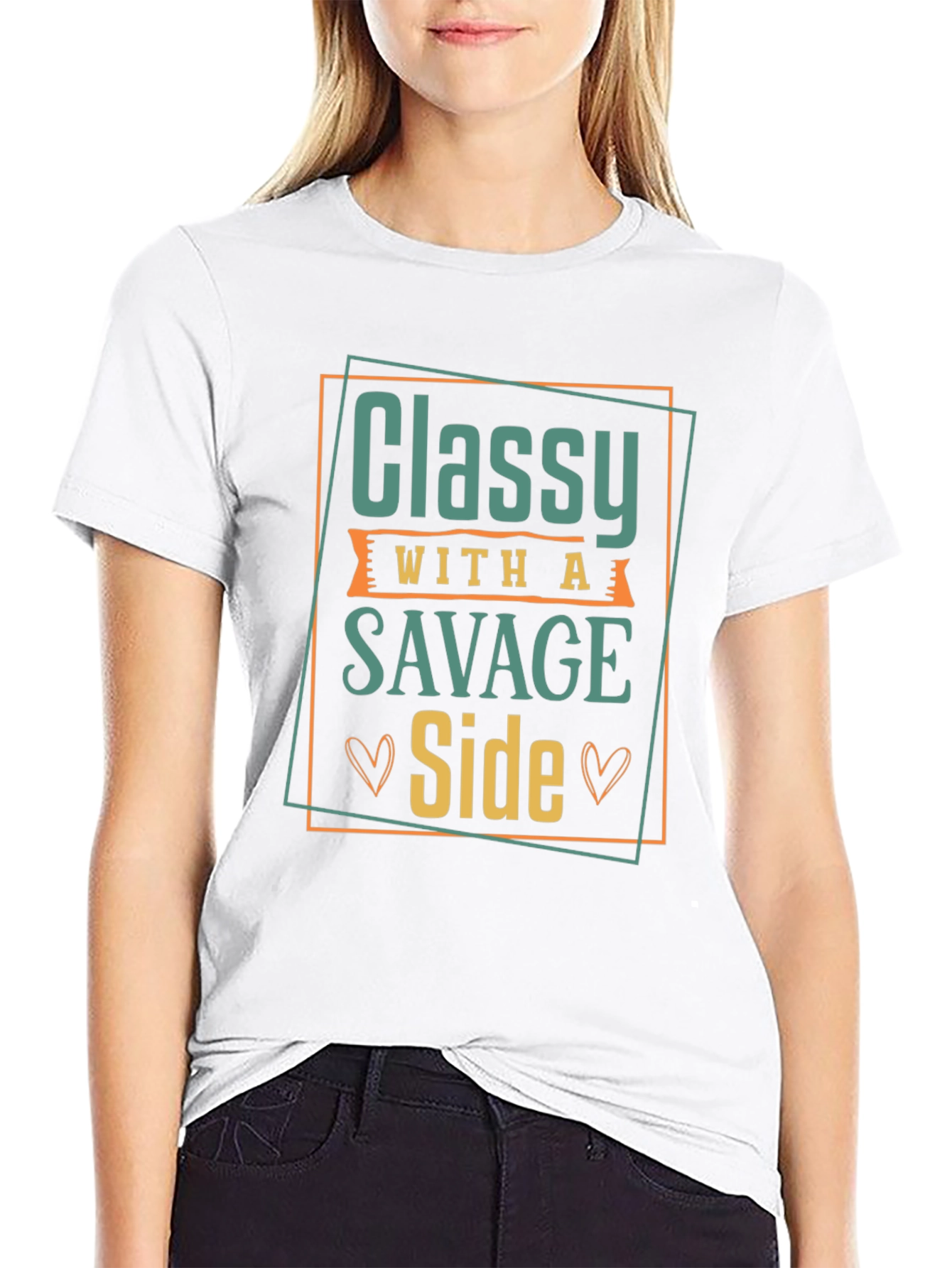 Classy with a Savage Side Graphic Tee