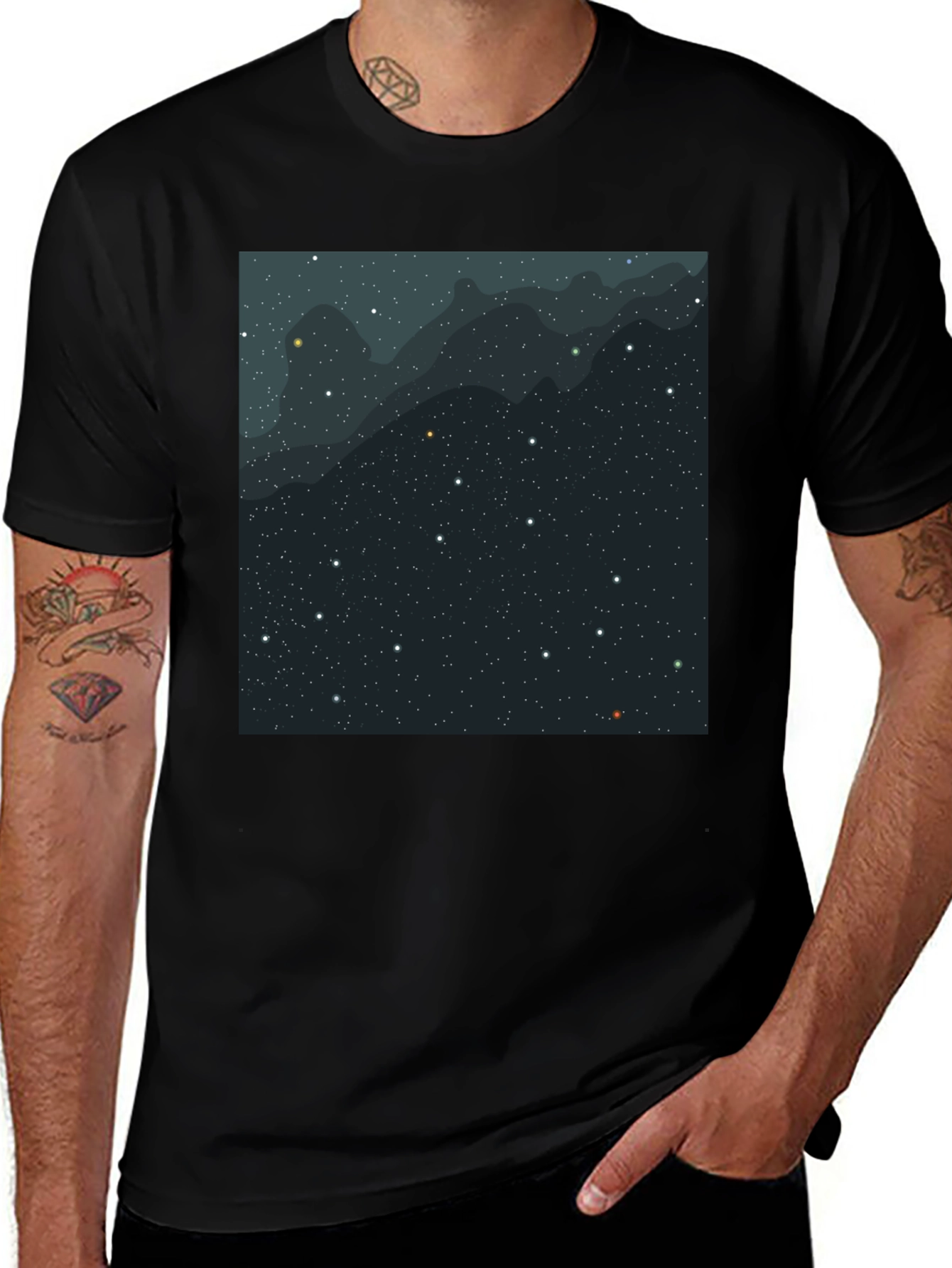 Cosmic Starscape Tee - Dark Sky Design